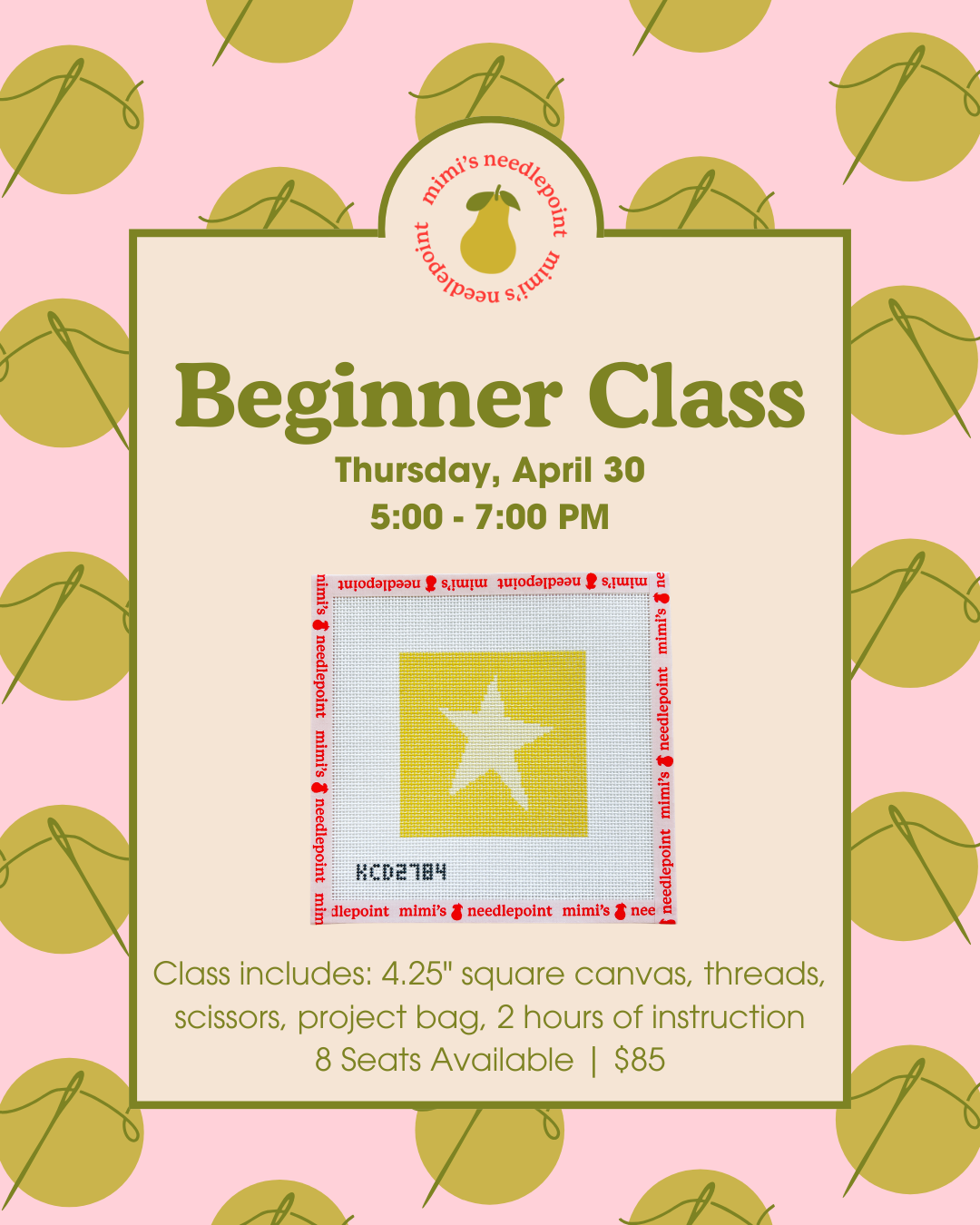 Star Canvas Beginner Class | April 30