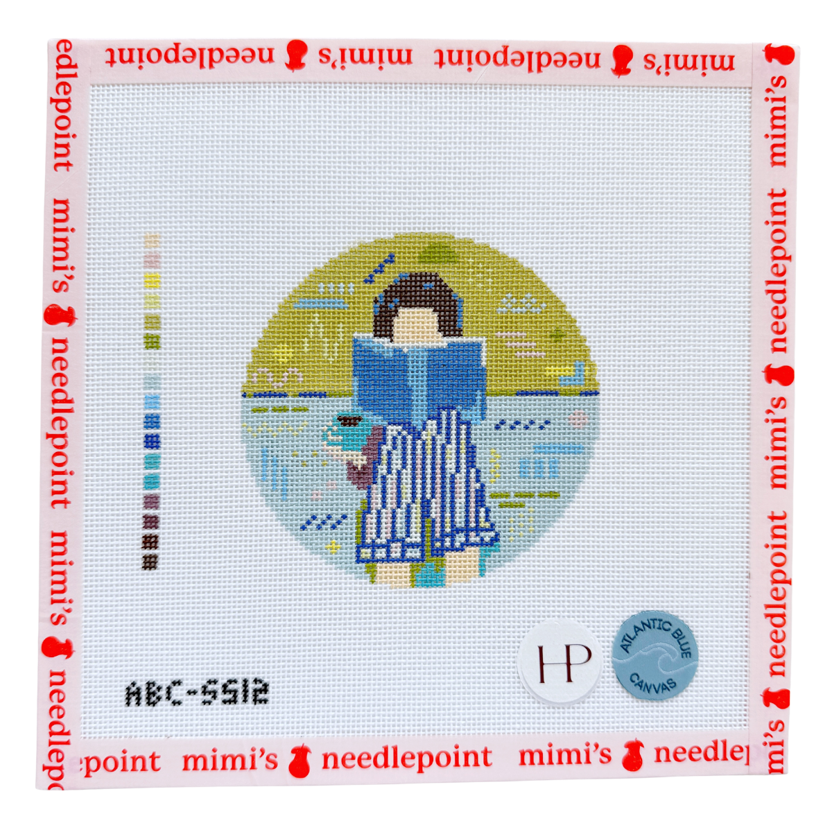 Reading Girl Round