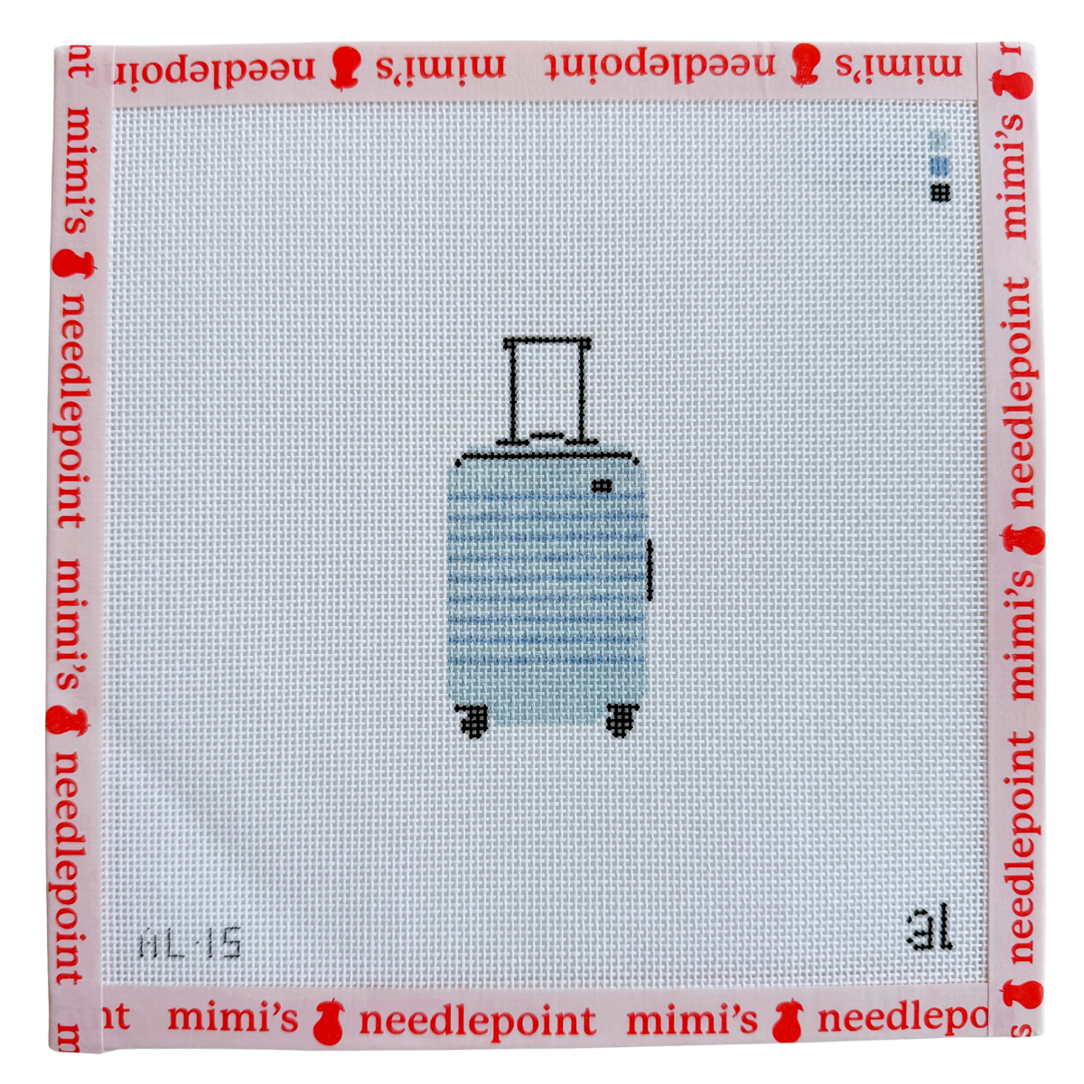 Blue Carry-On Travel Suitcase