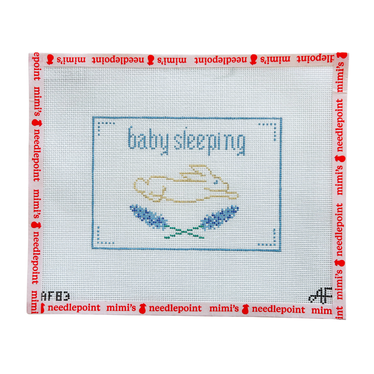 Baby Sleeping Blue