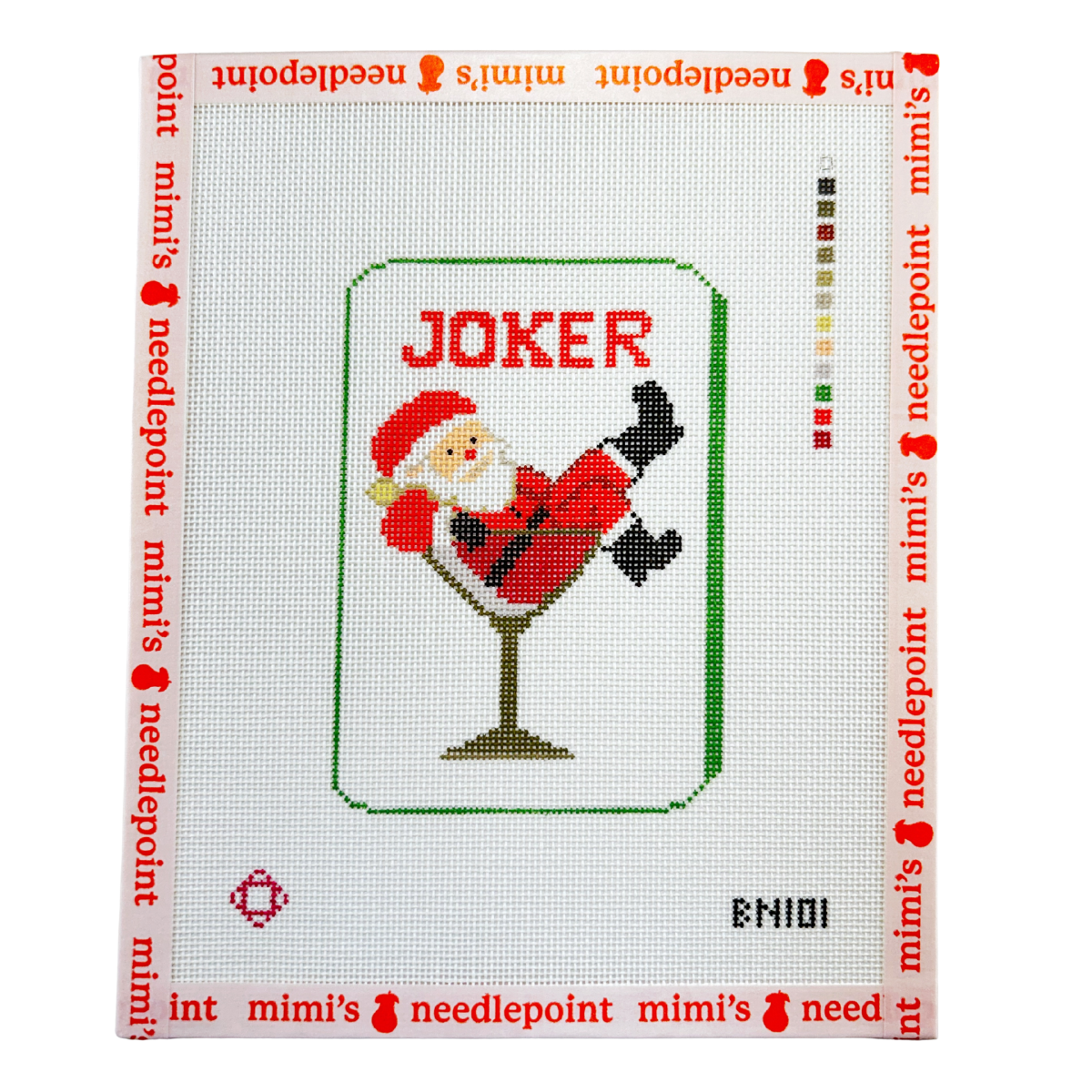 Santa Joker Mah Jong Tile