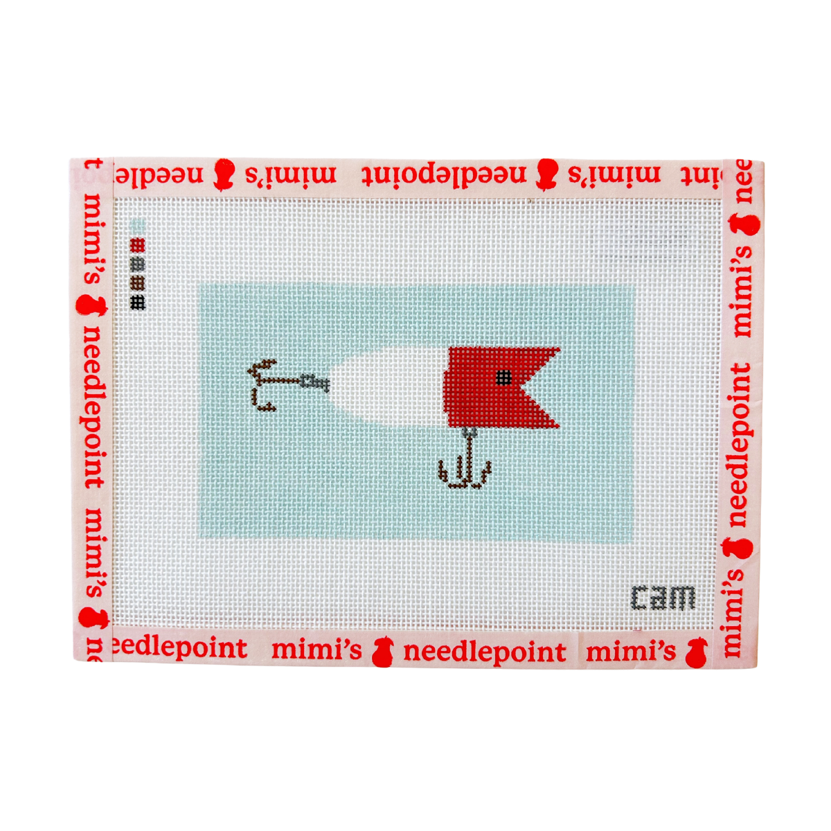 Fishing Lure Red/White