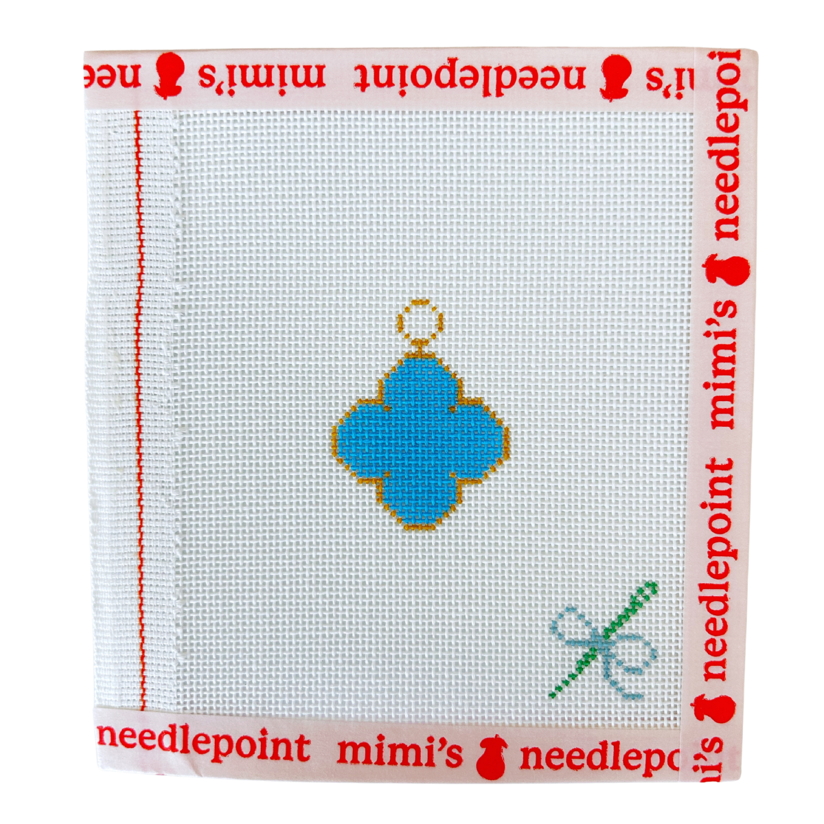 Van Cleef Bag Charm (Blue) Canvas