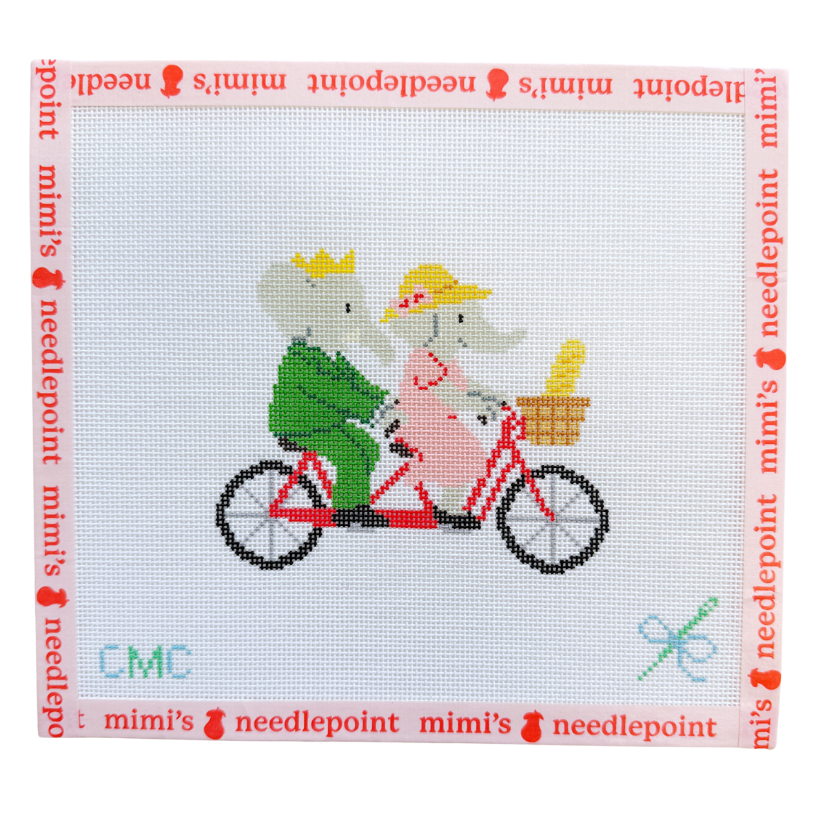Storybook Elephants on Tandem Bike