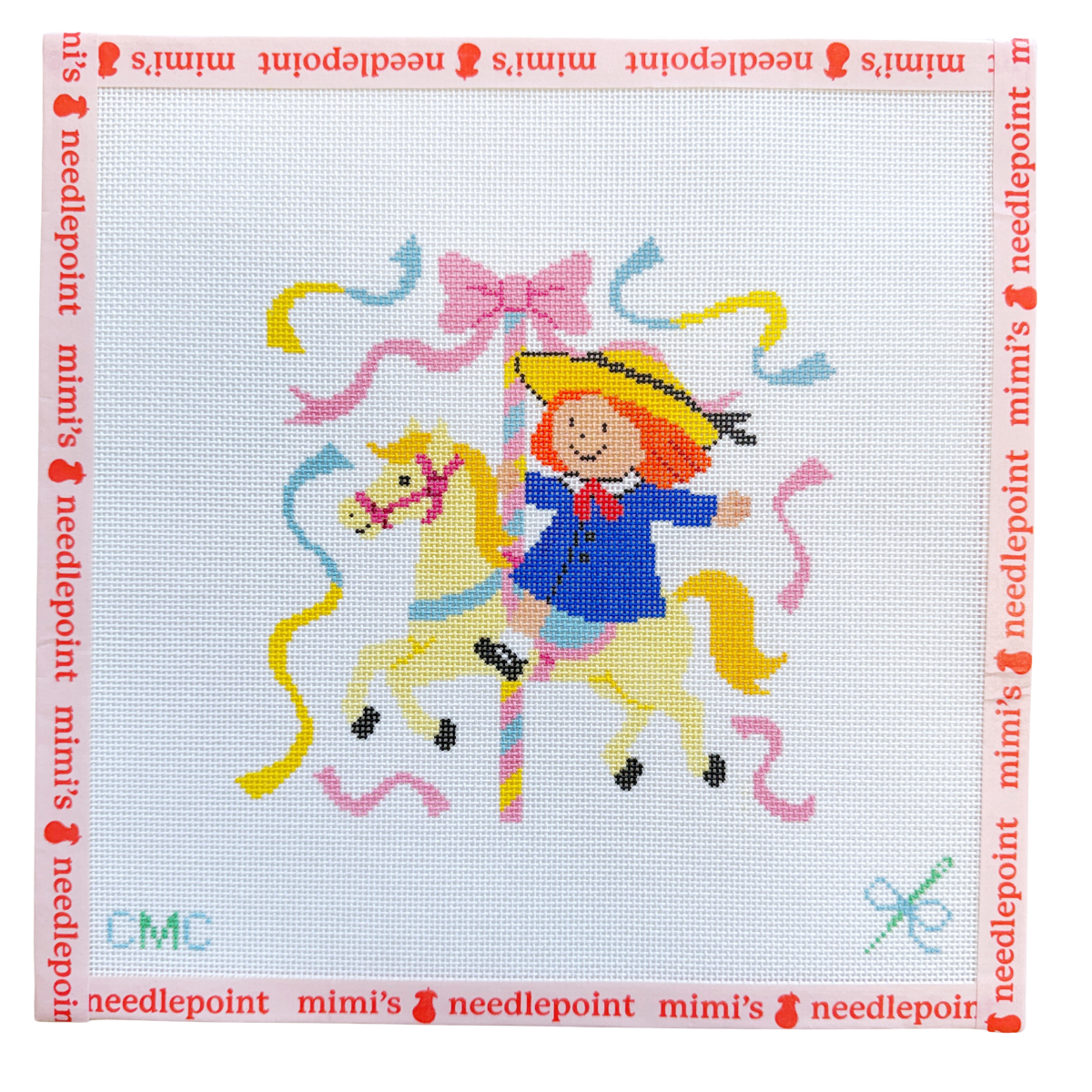 Madeline on Carousel Canvas