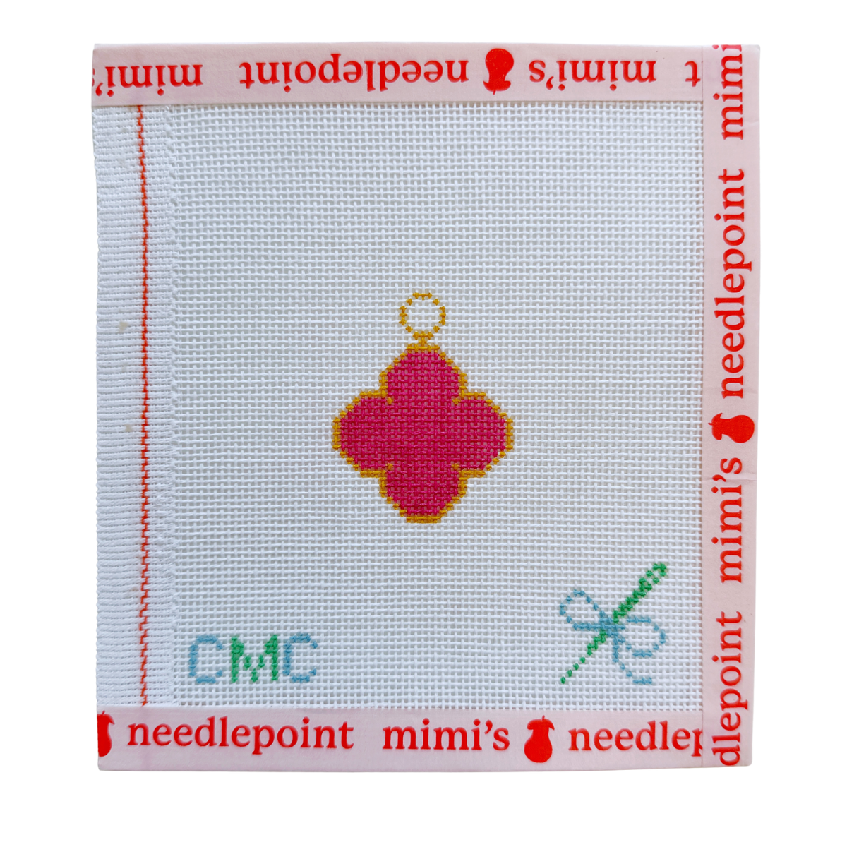 Pink Clover Charm
