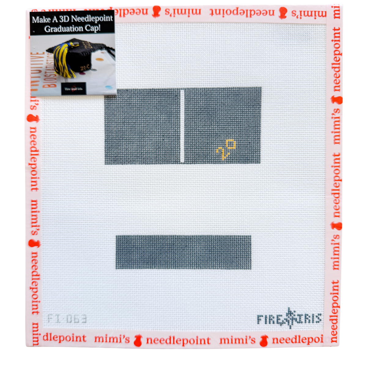 3D Graduation Cap with Self-Finishing Instructions and Year Chart