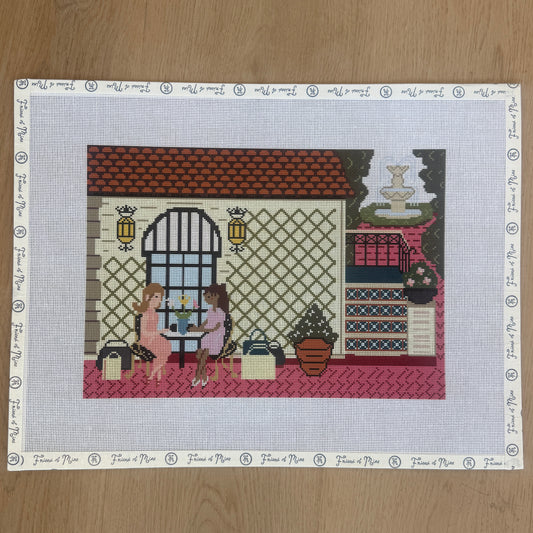 Dallas Scene 18 Mesh Canvas