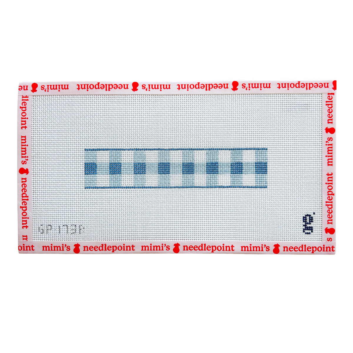 Gingham Fob - Light Blue