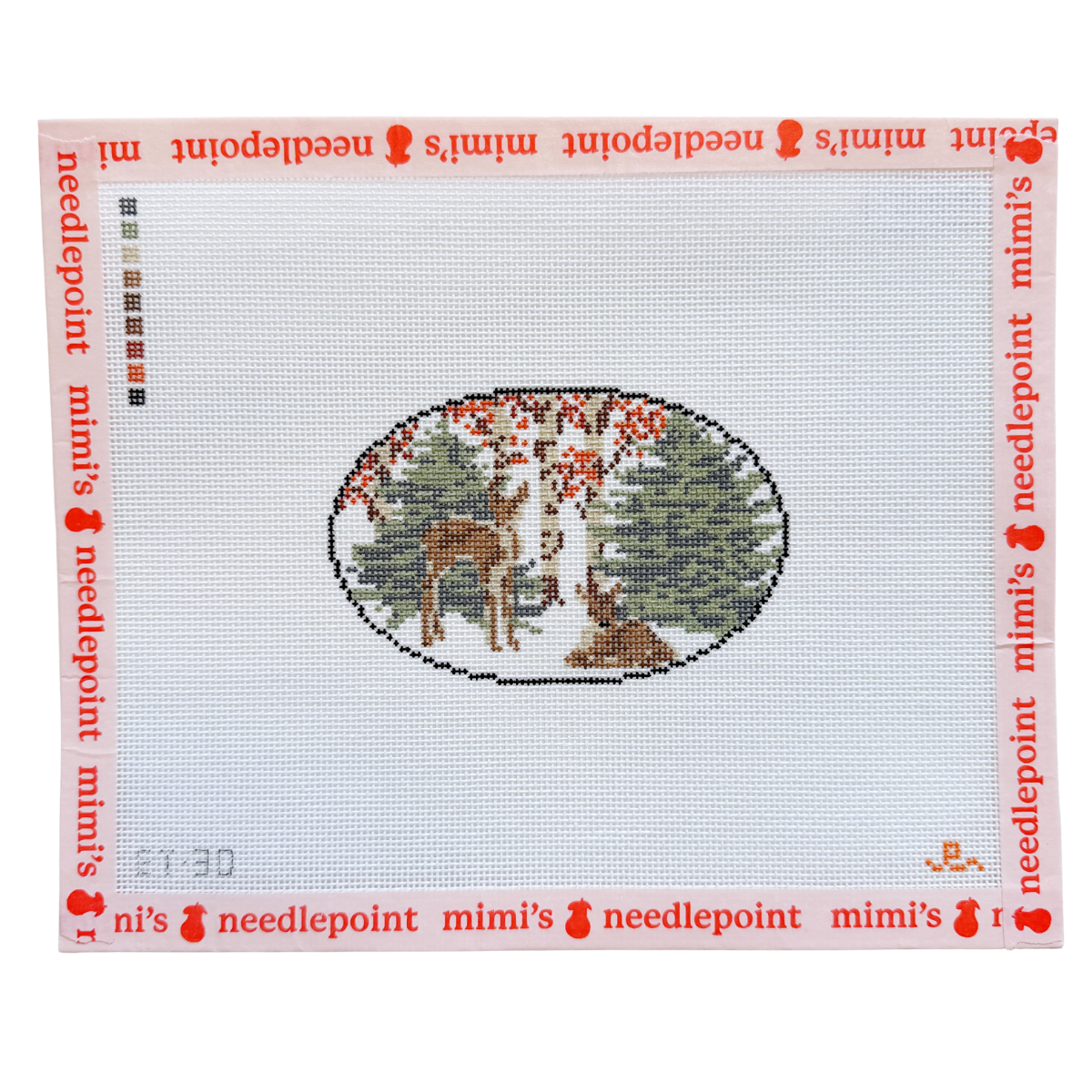 Fawn Oval Canvas