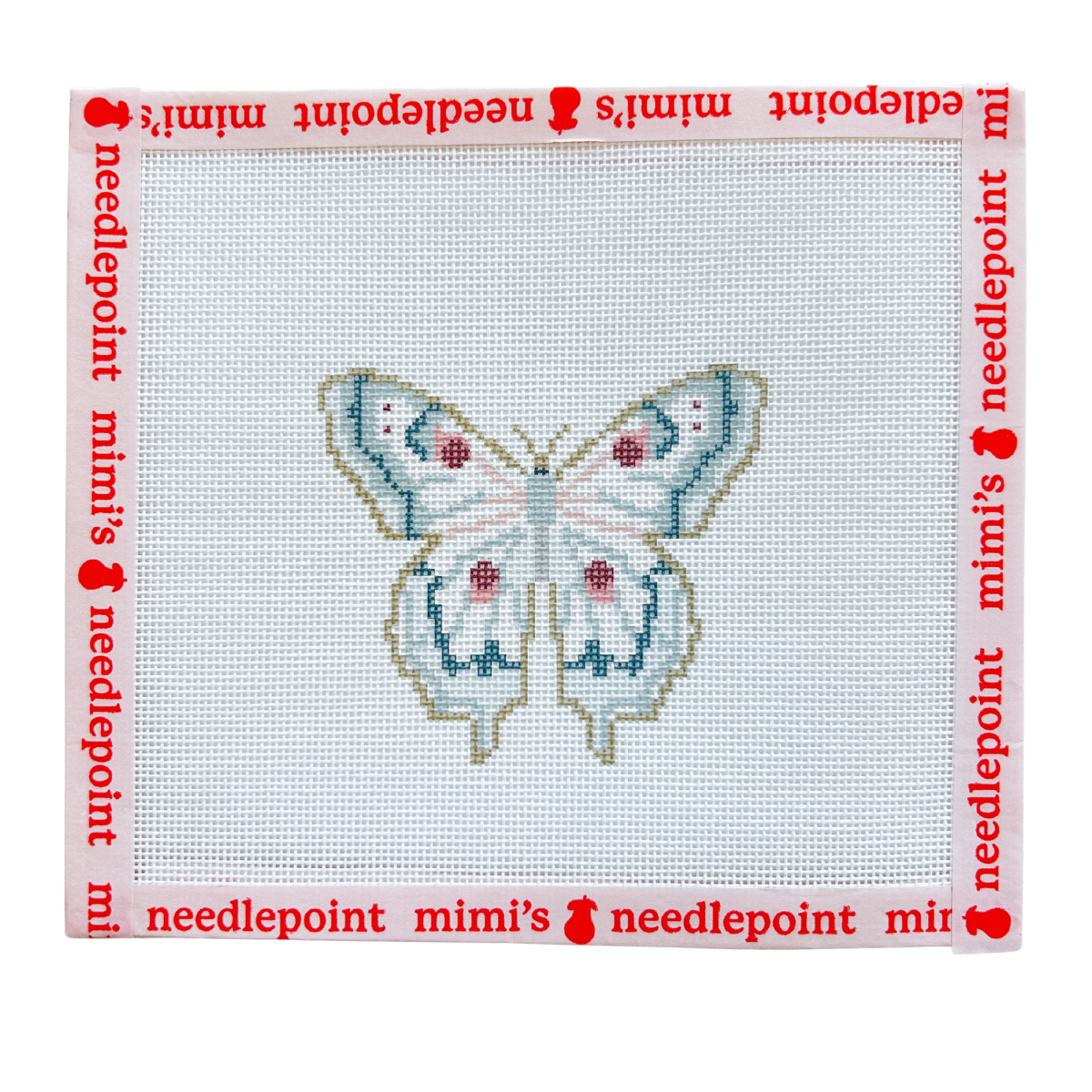 Blue and Pink Moth