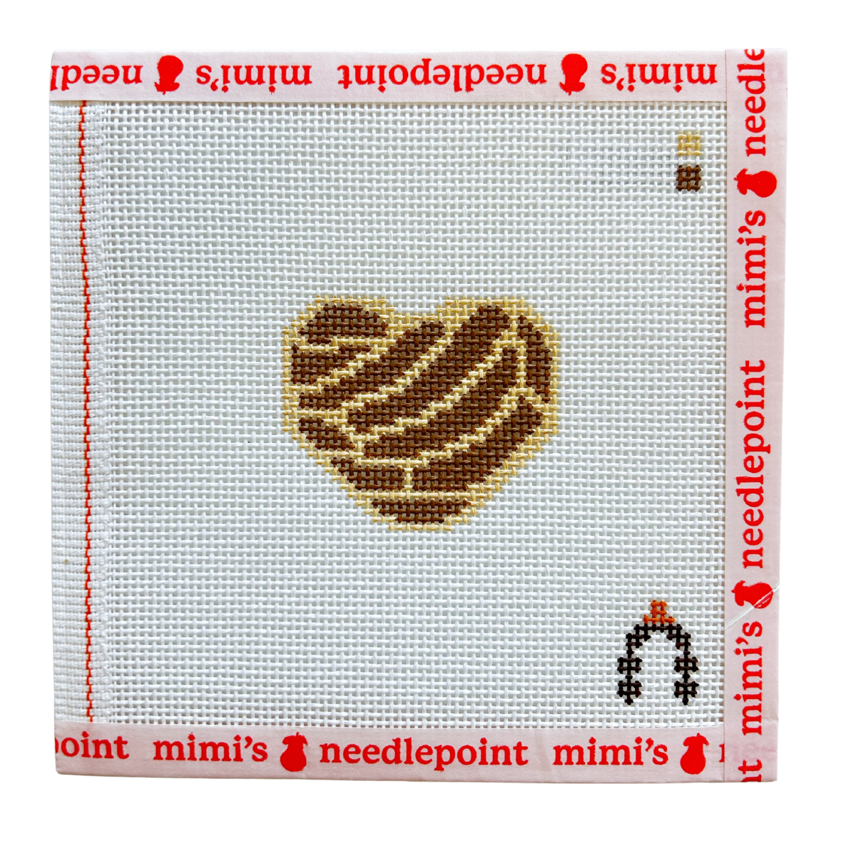 Chocolate Concha Heart