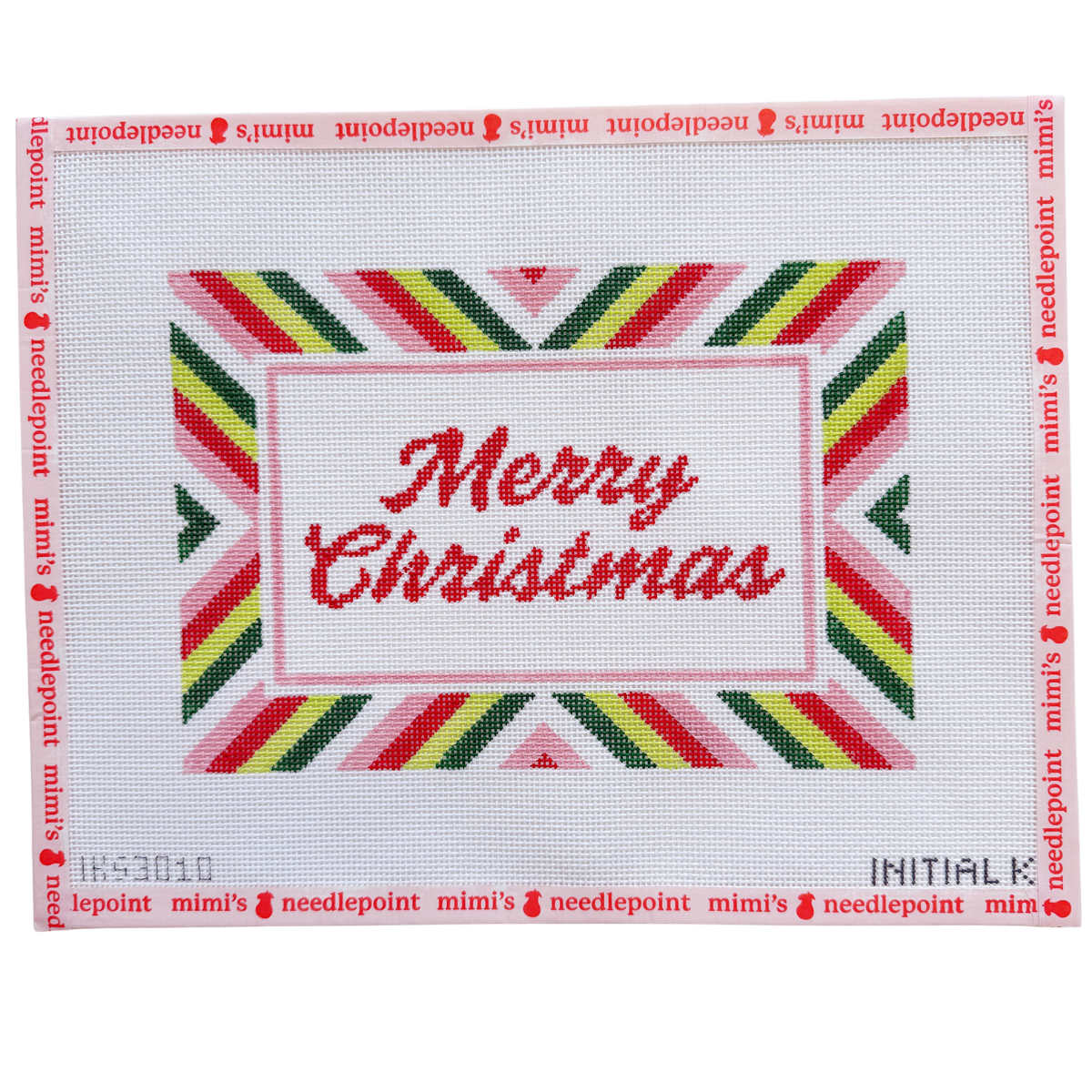 Merry Christmas Stripe Tray