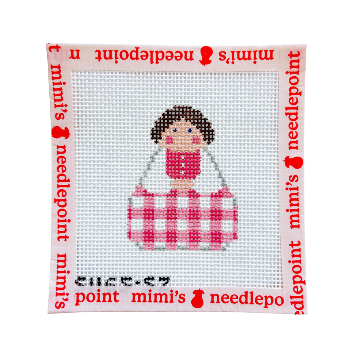 Pink Gingham Angel
