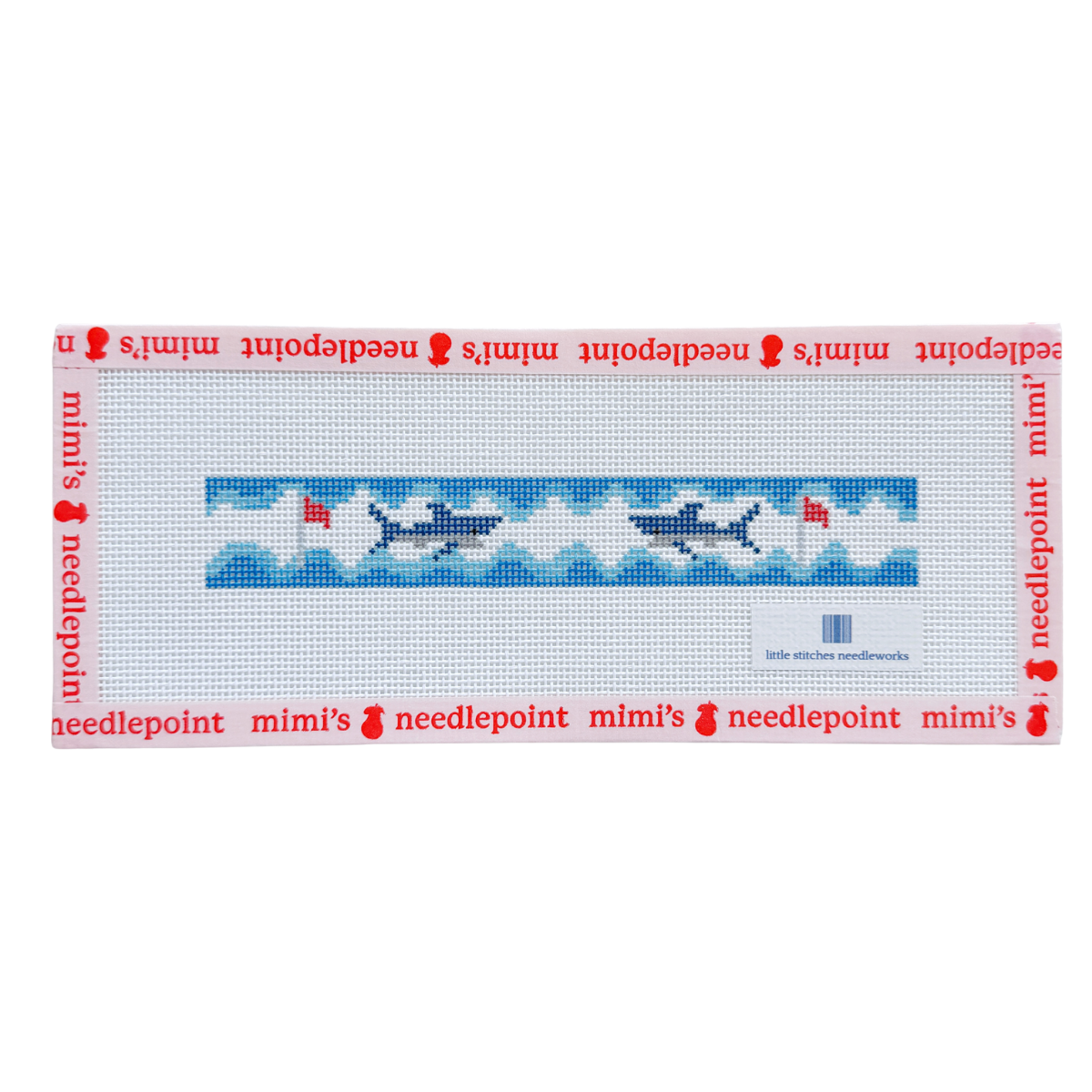 Swimming Sharks Keyfob