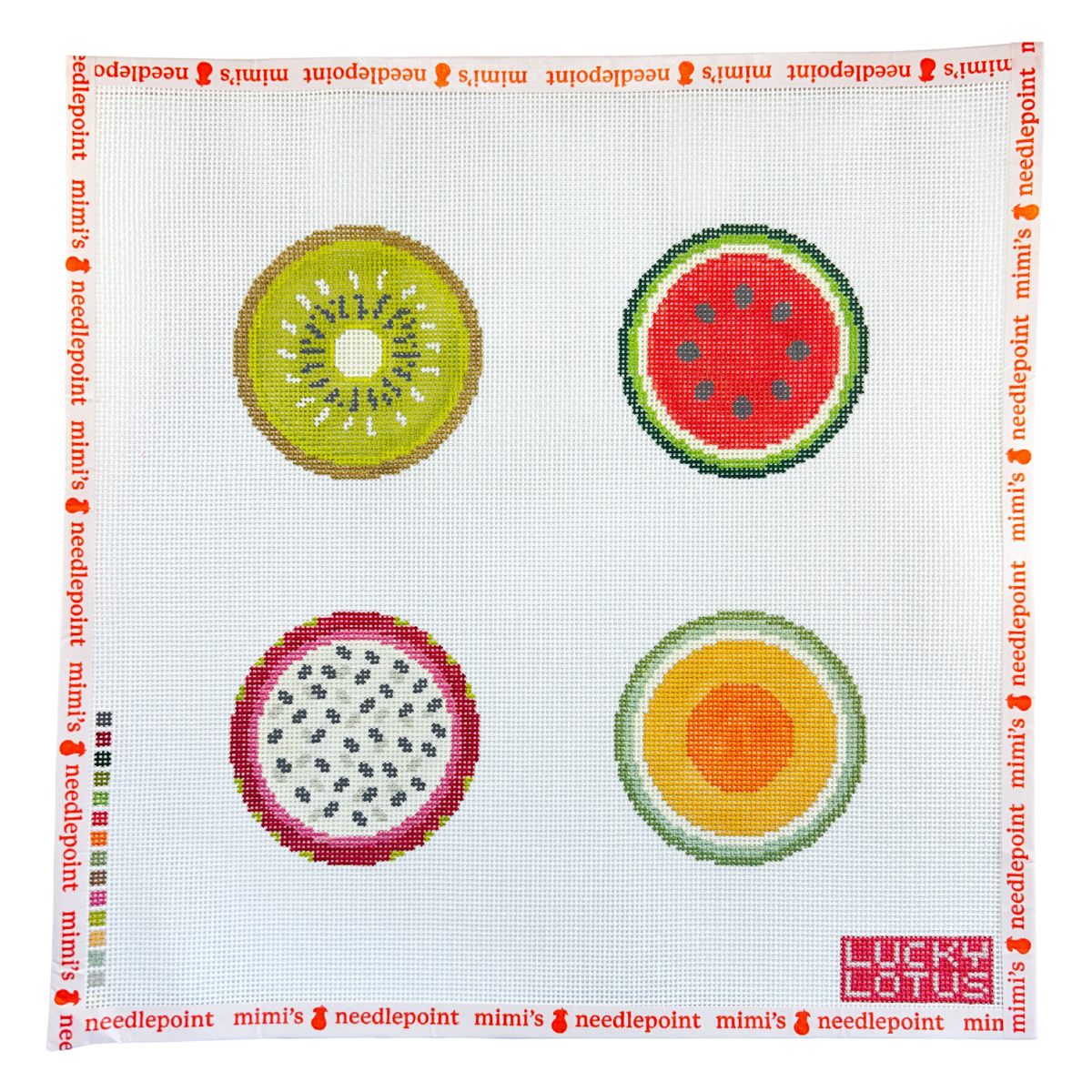 Assorted Fruits Coaster Set