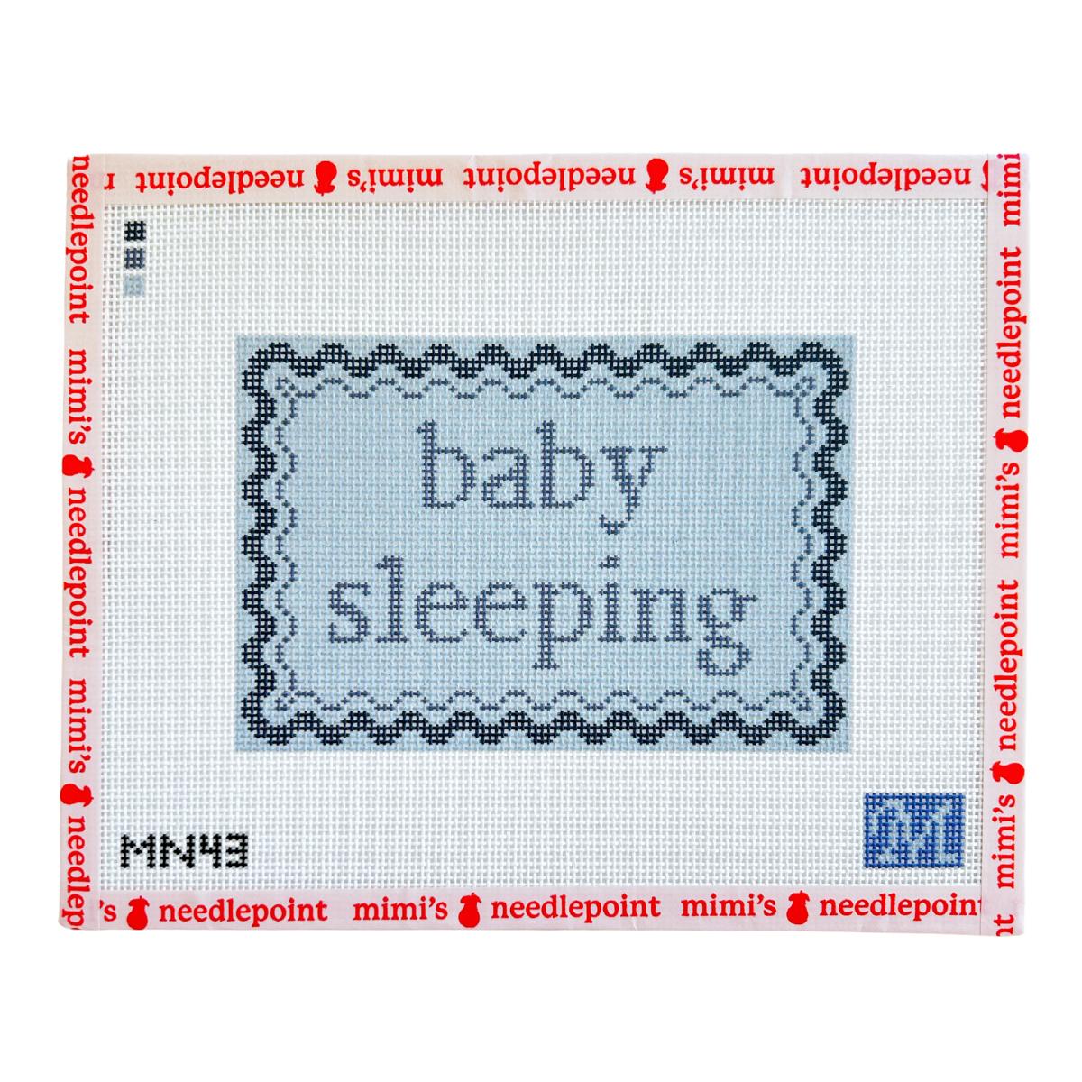 Baby Sleeping Blue