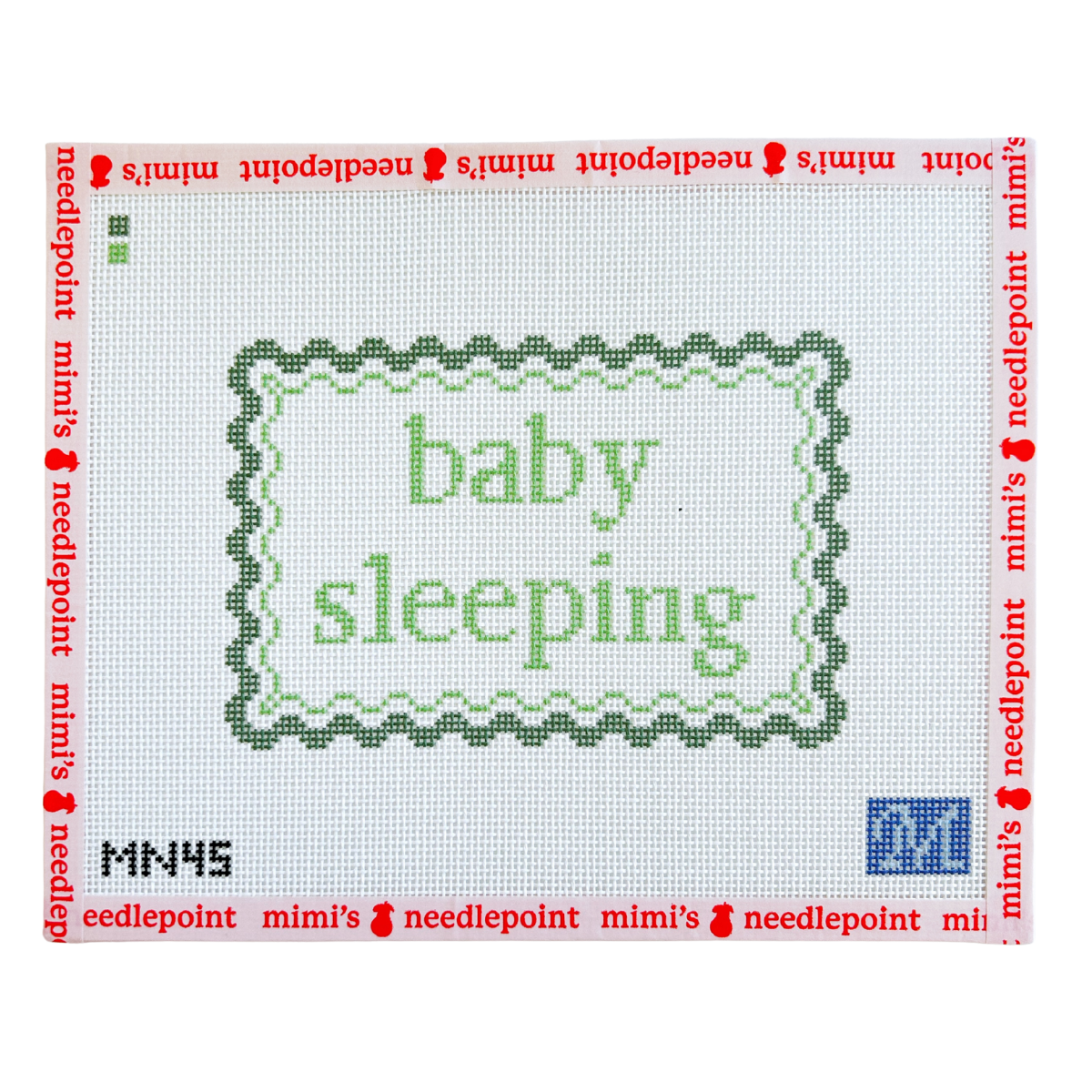 Baby Sleeping Green