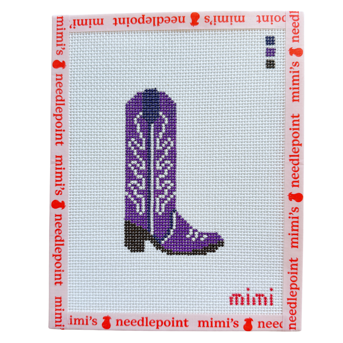 Purple Cowboy Boot