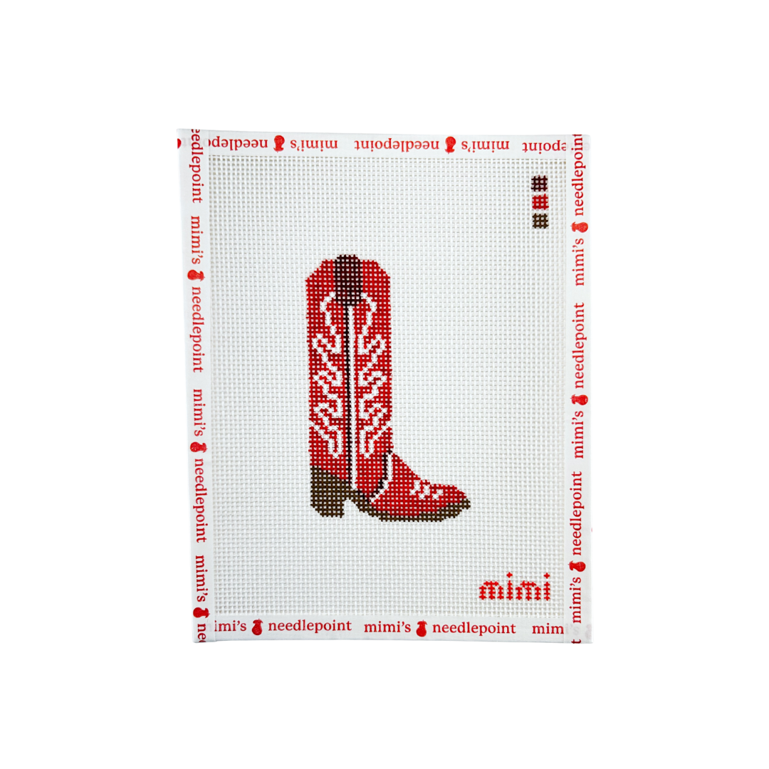 Red Cowboy Boot