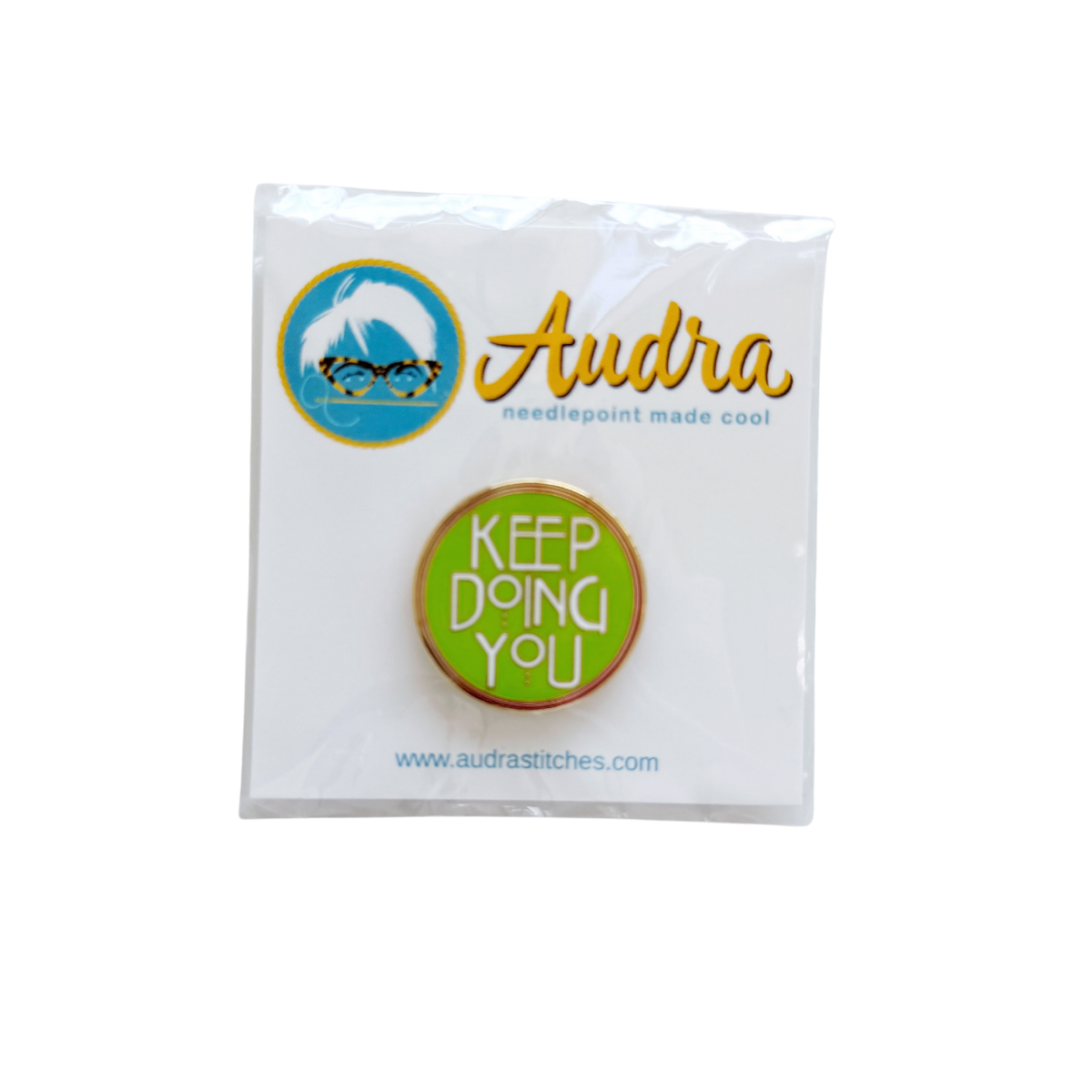 Keep Doing You White Needle Minder