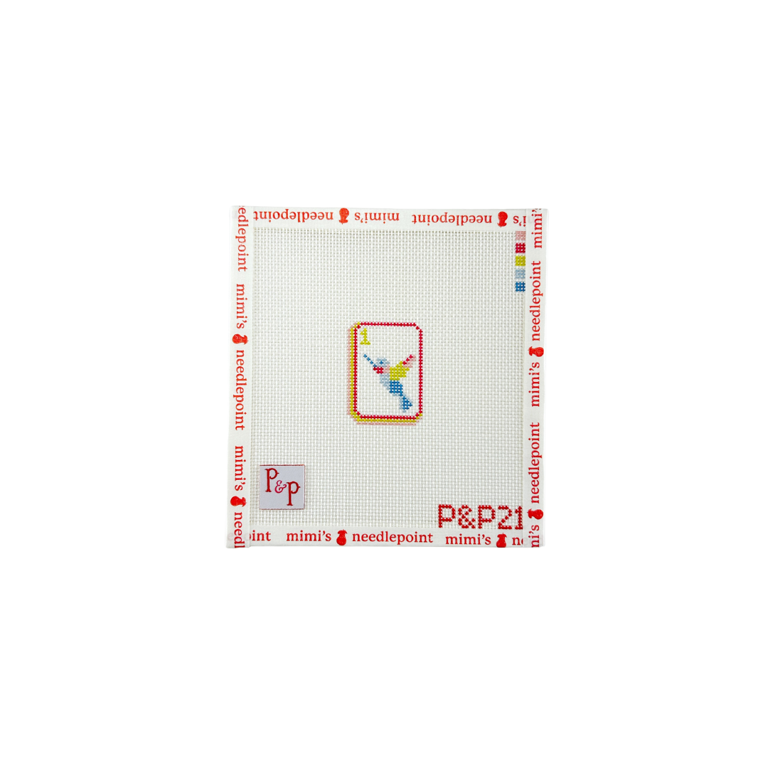Bam Bird Mahjong Tile Mini