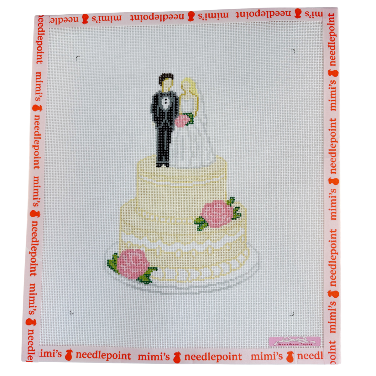 Wedding Cake (Pink Roses)