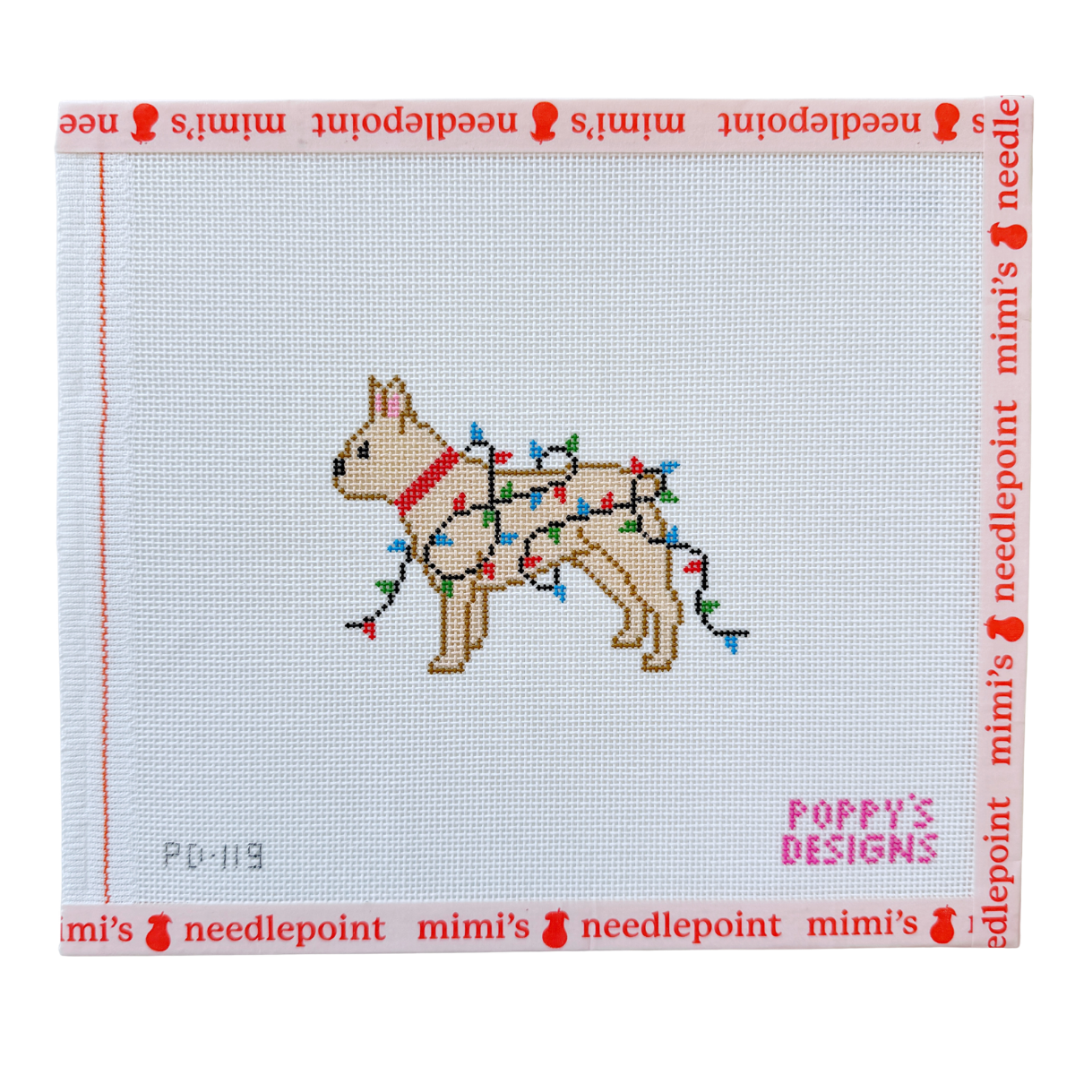 Christmas Lights French Bulldog