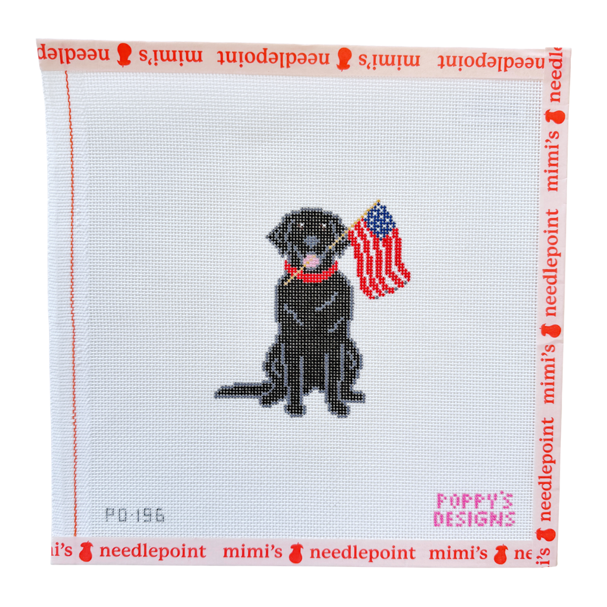 American Flag Dog - Black Lab