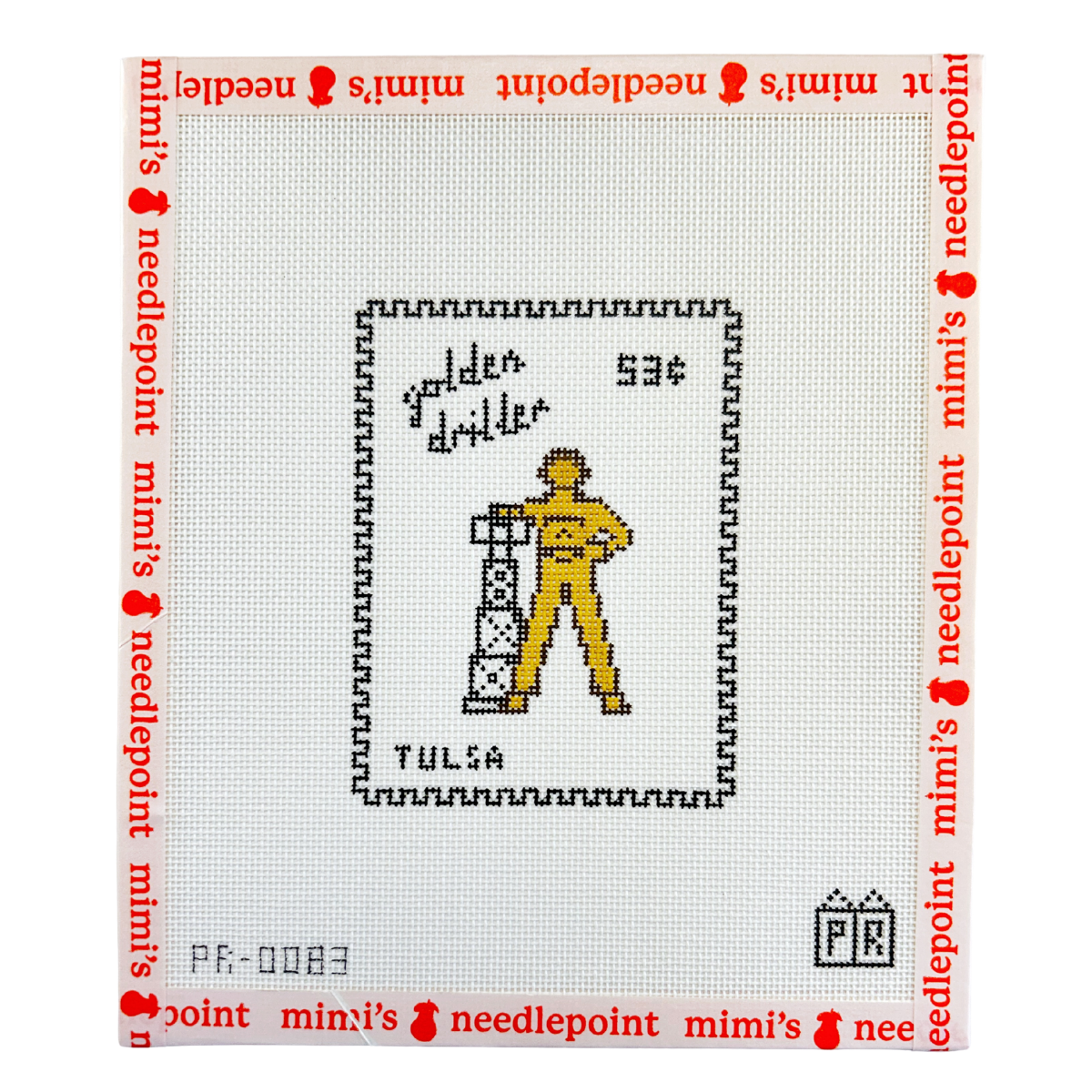 Tulsa Golden Driller Stamp