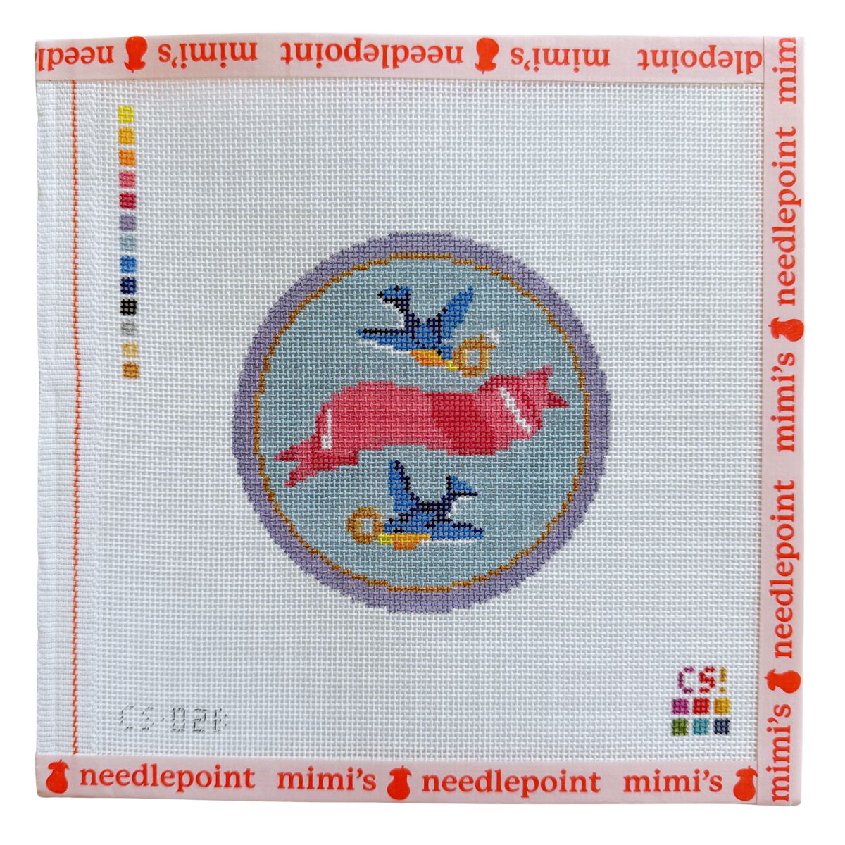 Love Birds Round - Blank