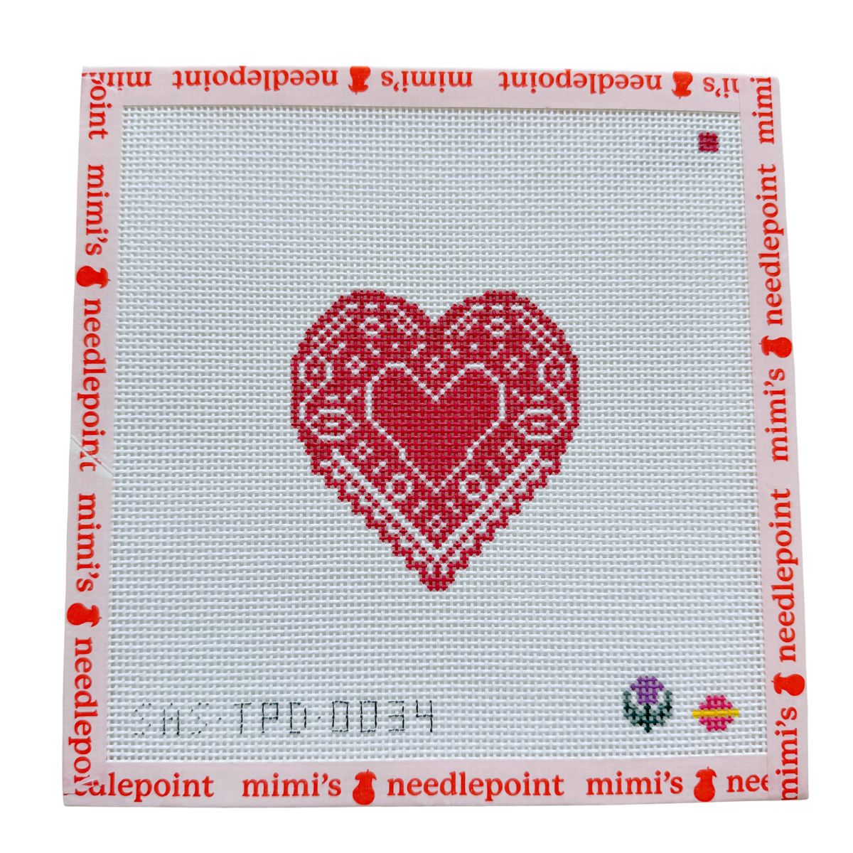 Red Heart Doily