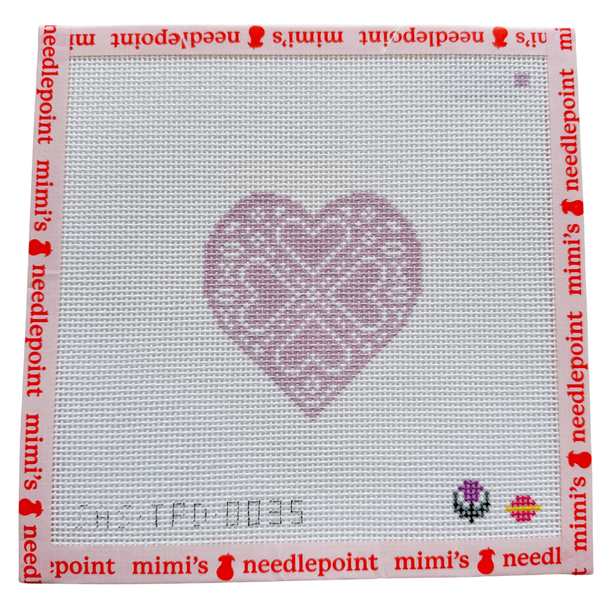 Purple Heart Doily