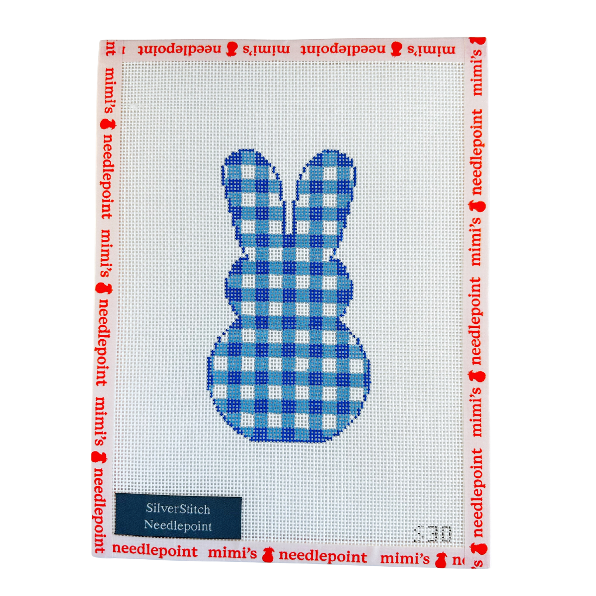 Gingham Peeps Bunny Blue