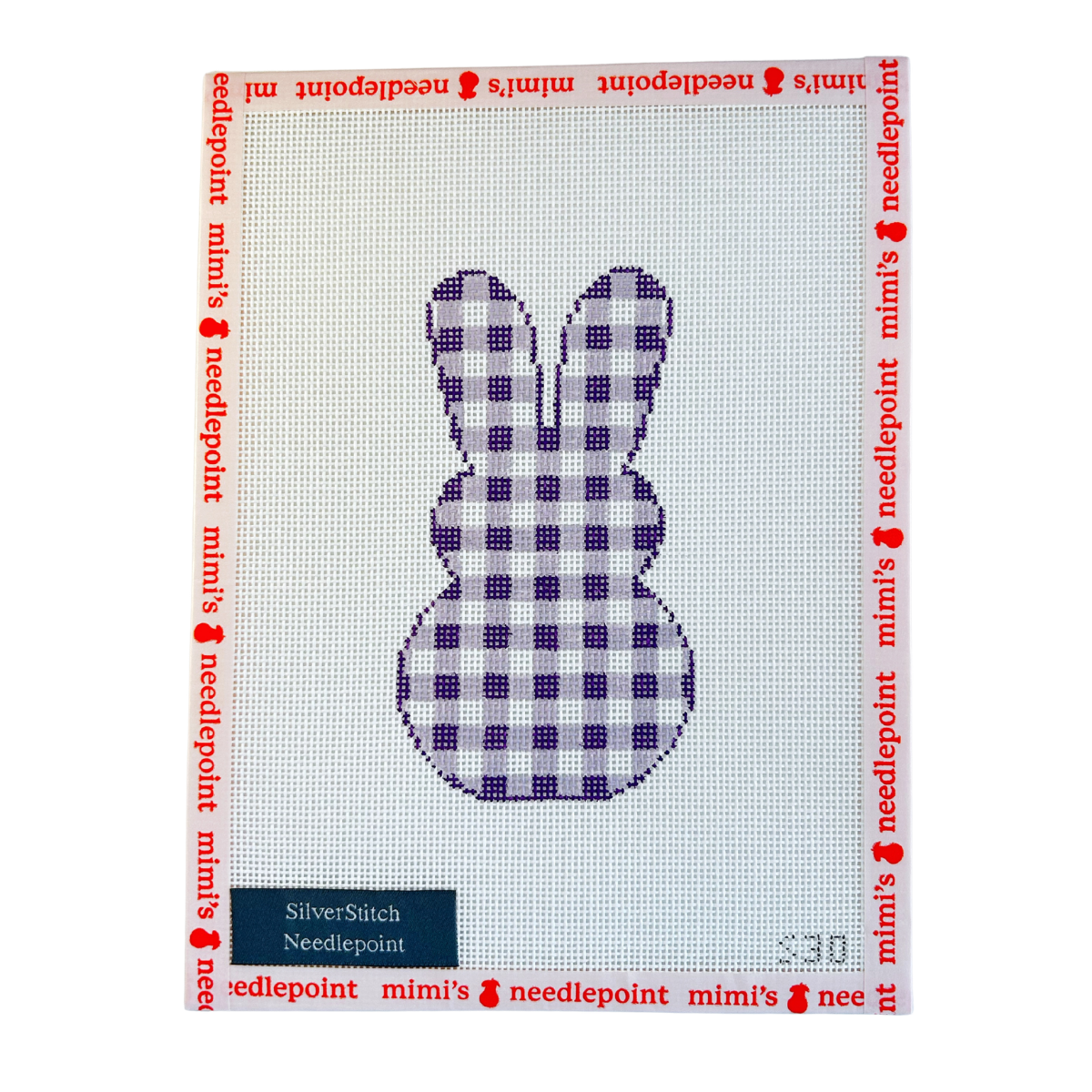 Gingham Peeps Bunny Lavender