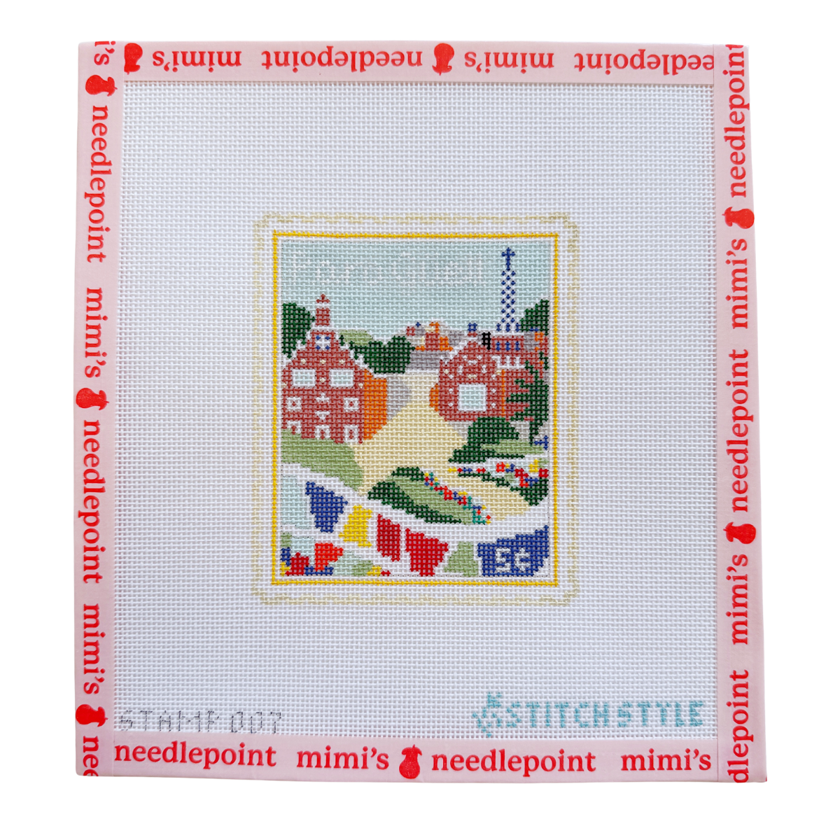 Barcelona Parc Guell Stamp