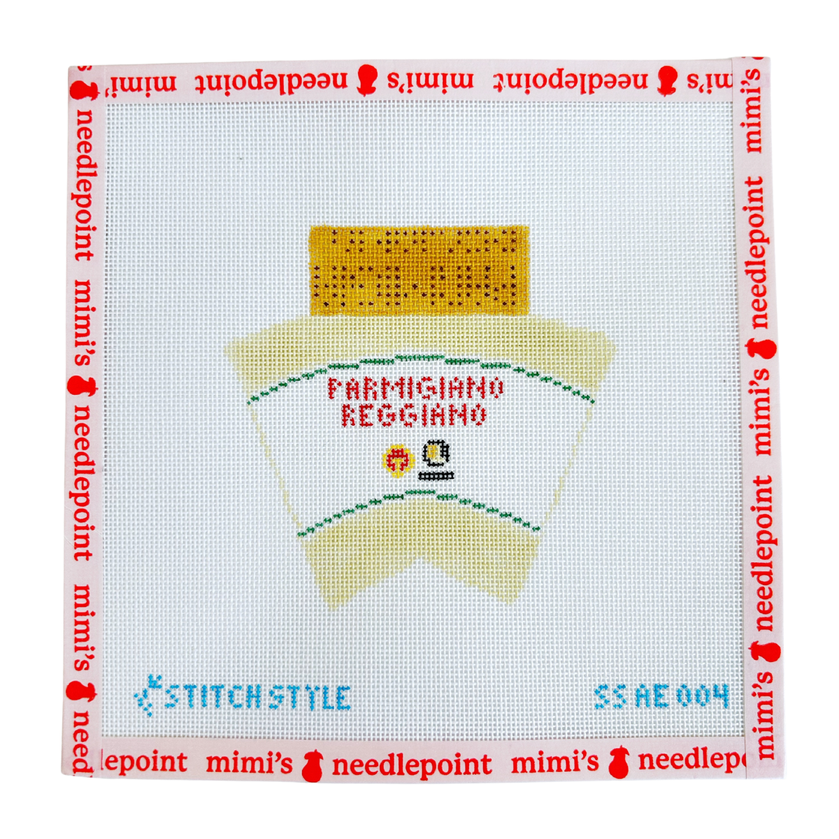 3D Wedge of Parmesan Cheese