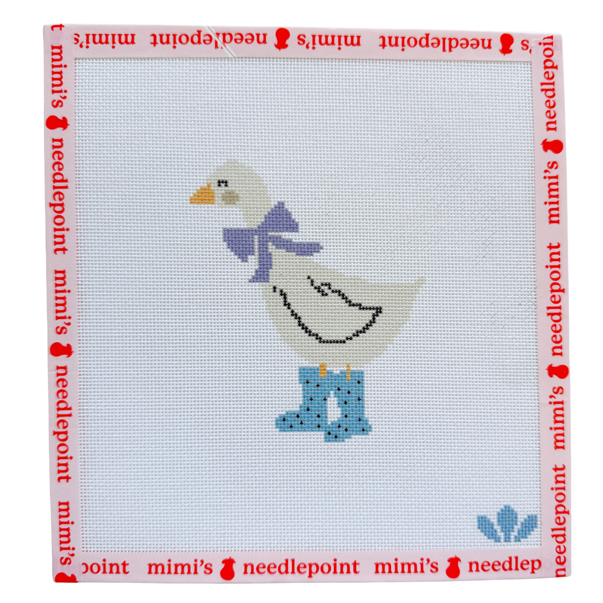 Duck in Purple & Blue Boots