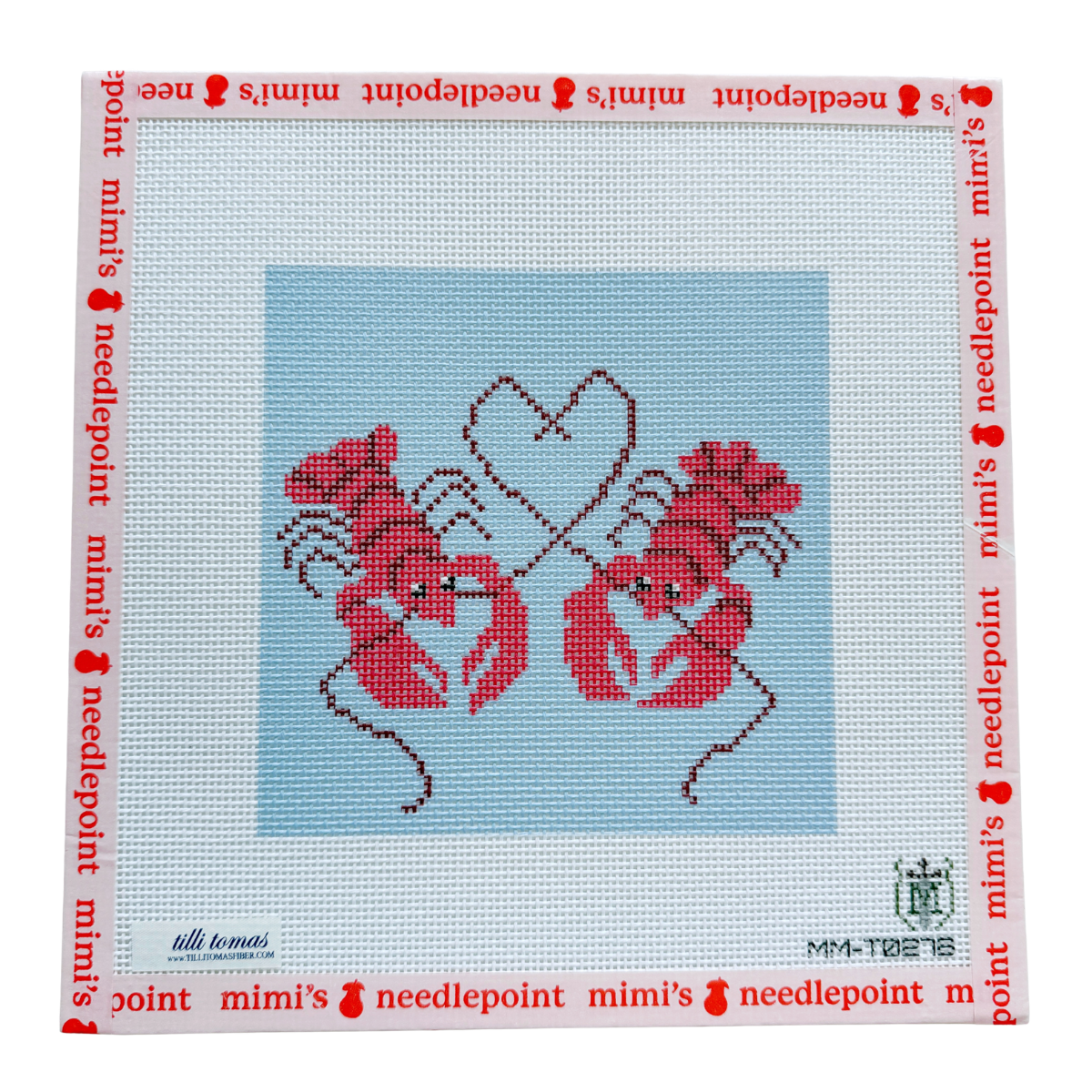 Love Lobsters Blue Background