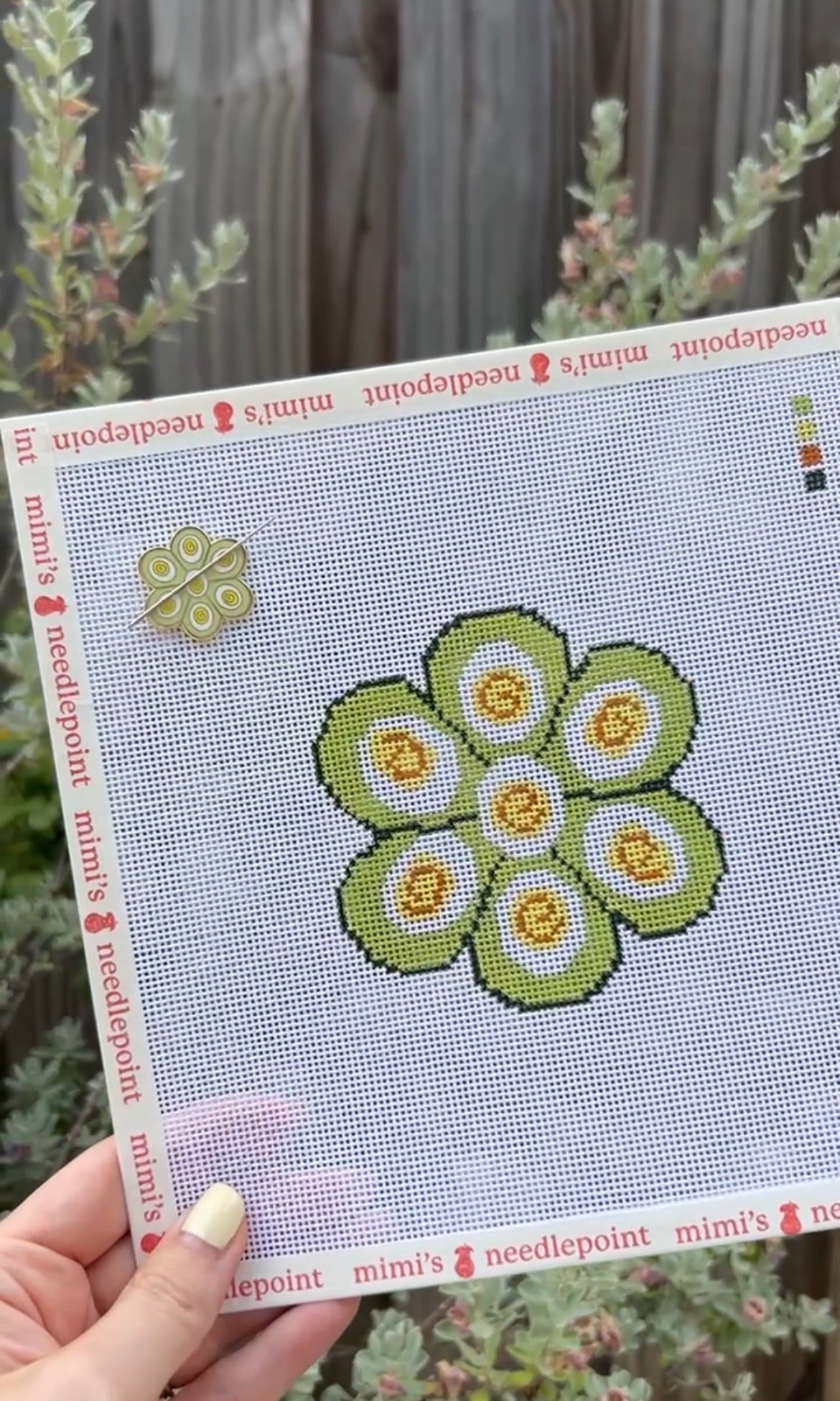 Deviled Egg Needle Minder