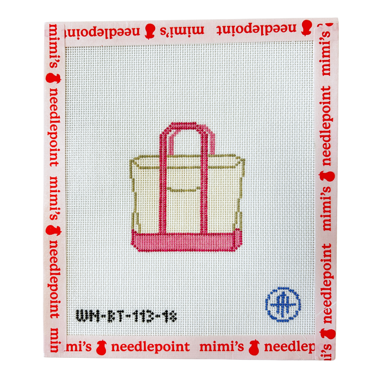 Plain Colored Tote - Pink (18 mesh)