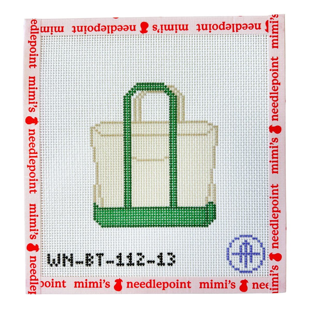 Plain Colored Tote - Green (13 mesh)