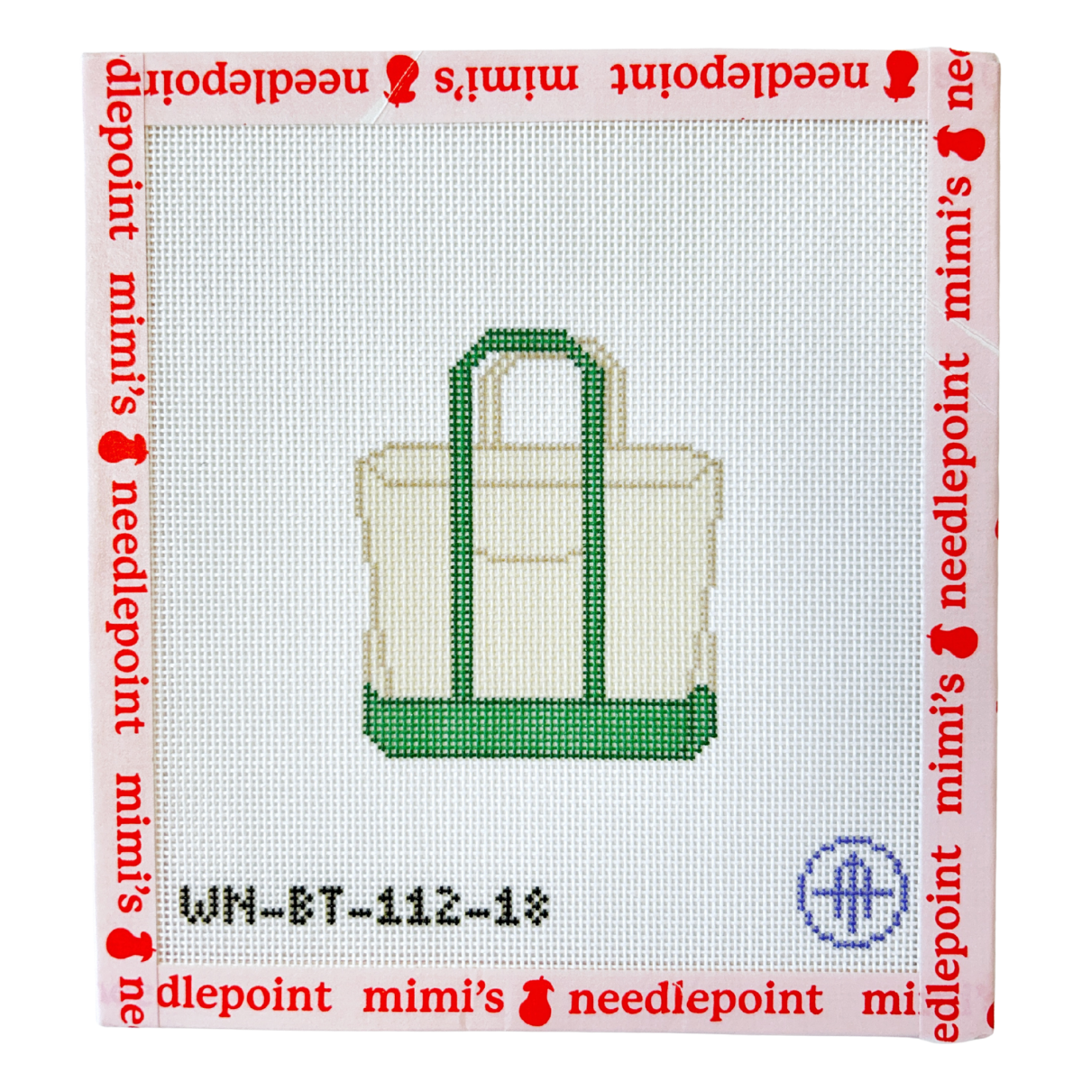 Plain Colored Tote - Green (18 mesh)
