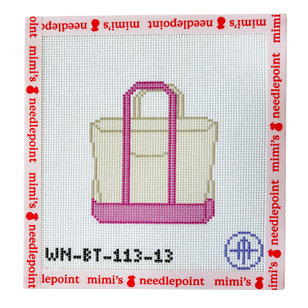 Plain Colored Tote - Pink (13 mesh)