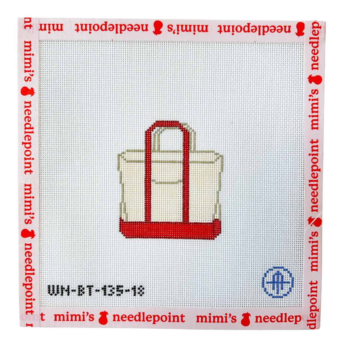 Plain Colored Tote - Red (18 mesh)