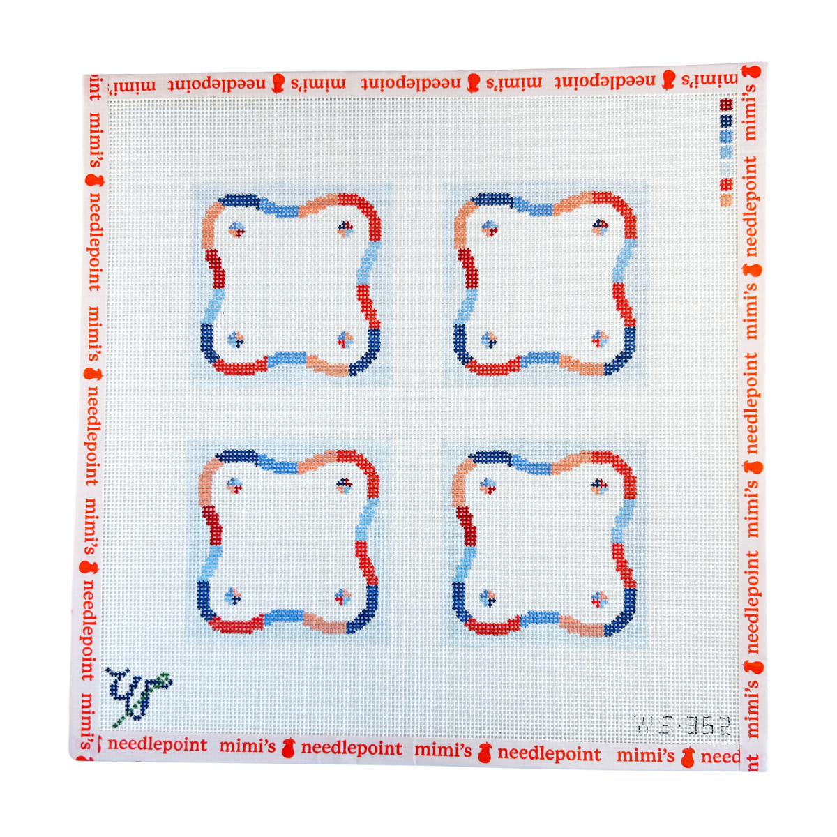Nantucket Squiggle Coasters