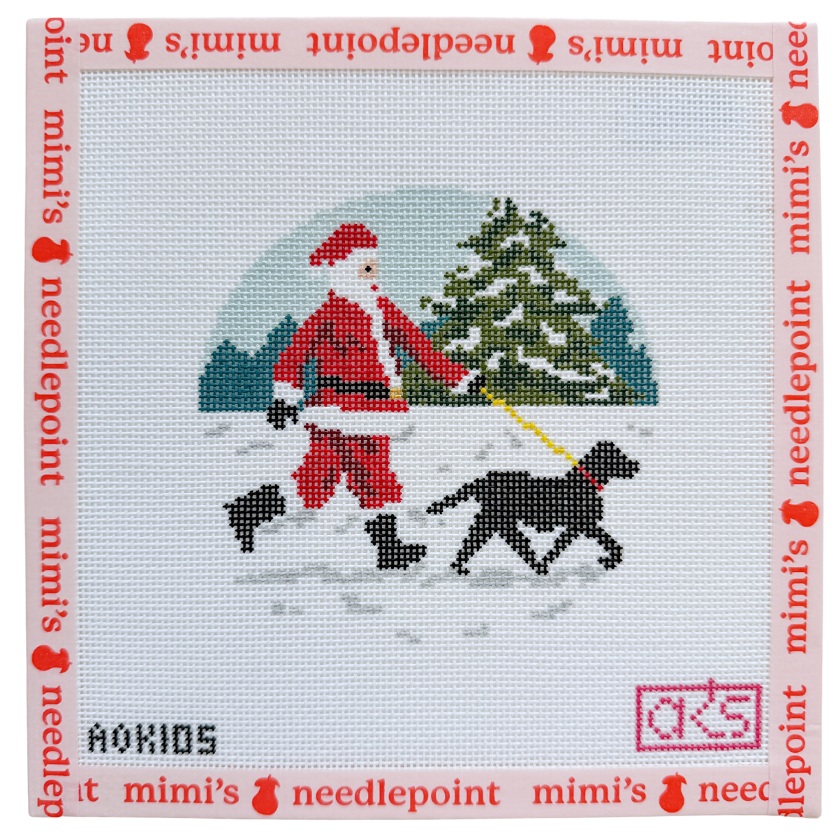 Sporty Santa - Dog Walker - Black Lab
