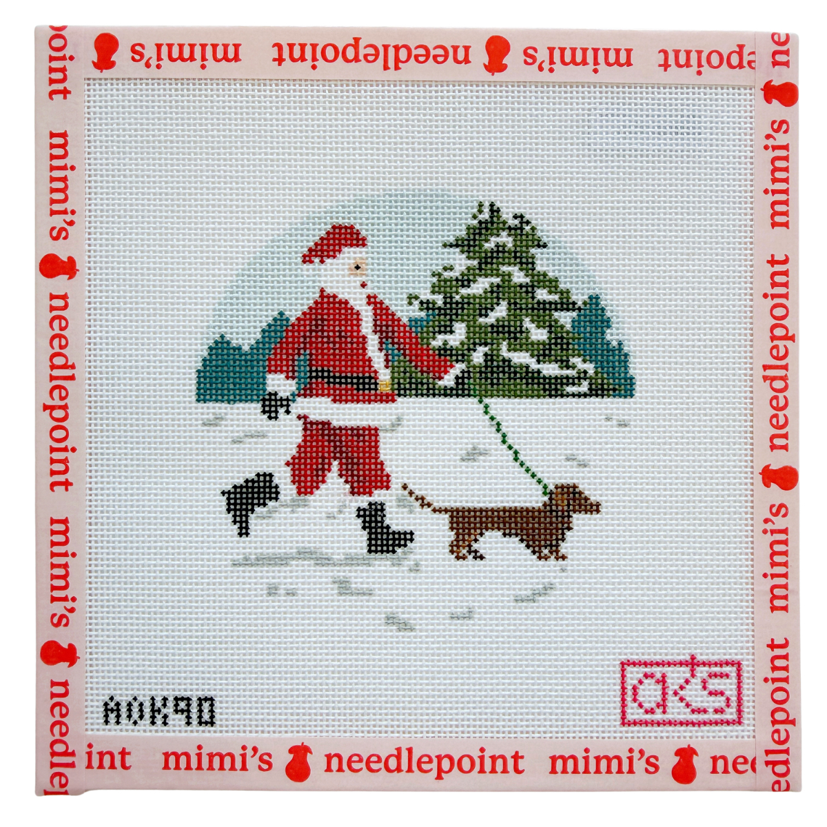 Sporty Santa - Dog Walker - Dachshund