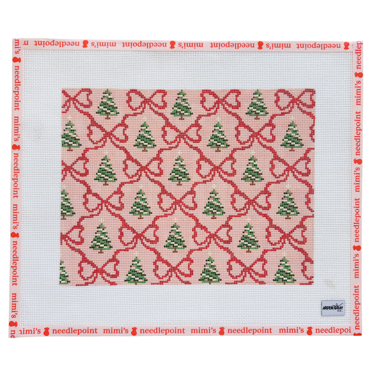 Holiday Bows and Trees Tray