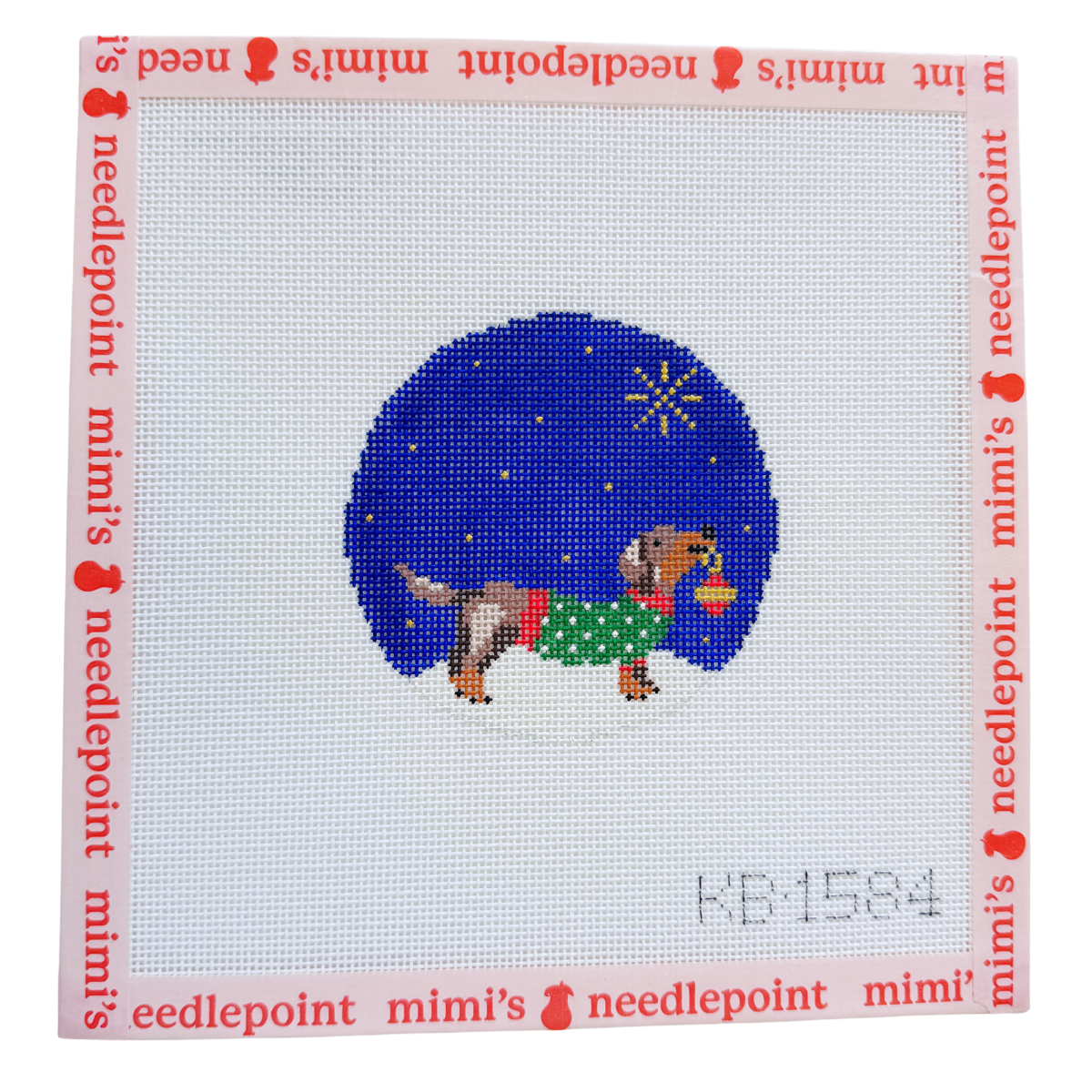 Midnight Dachshund Round